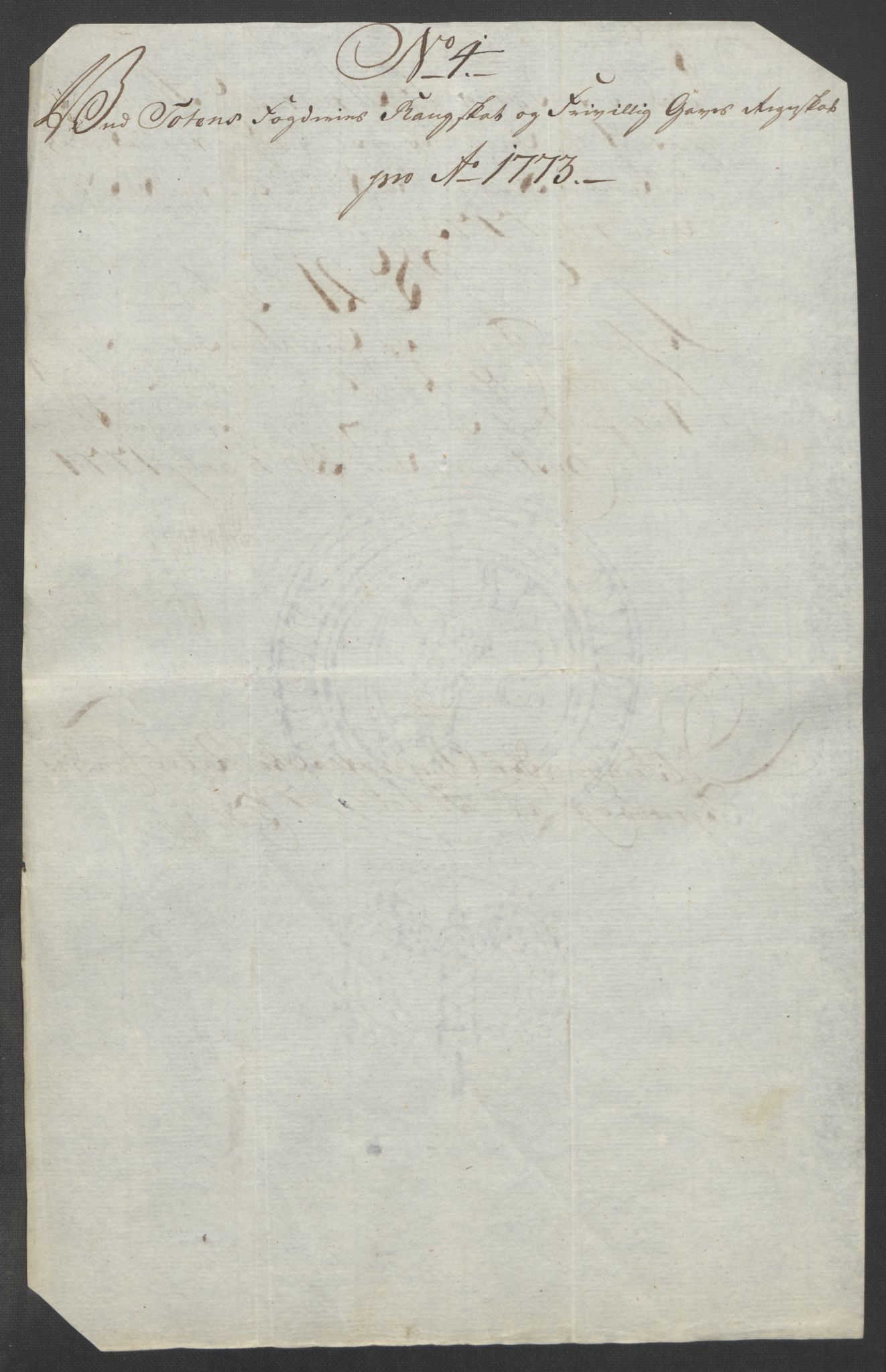 Rentekammeret inntil 1814, Reviderte regnskaper, Fogderegnskap, AV/RA-EA-4092/R19/L1399: Fogderegnskap Toten, Hadeland og Vardal, 1762-1783, p. 322