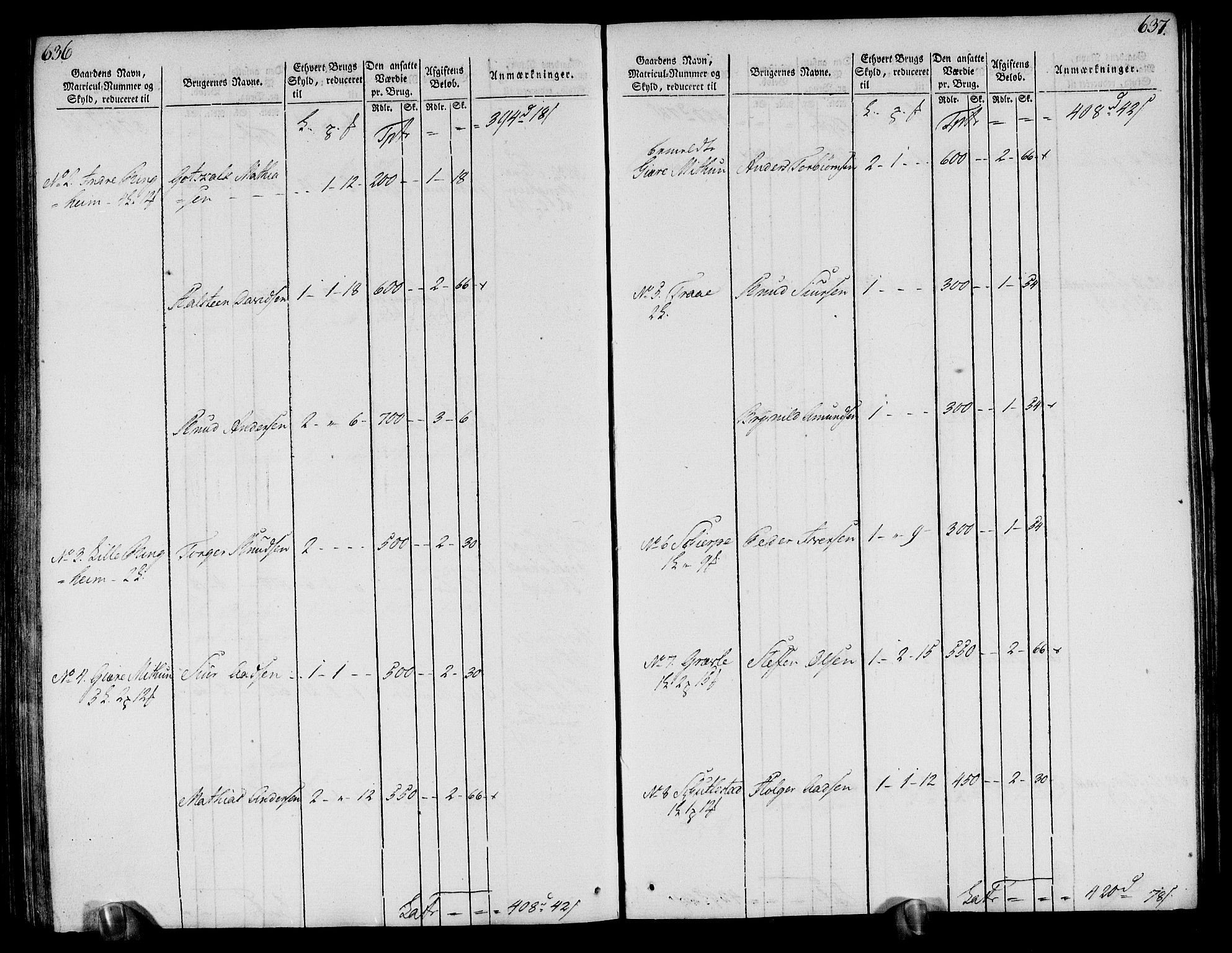 Rentekammeret inntil 1814, Realistisk ordnet avdeling, AV/RA-EA-4070/N/Ne/Nea/L0113: Nordhordland og Voss fogderi. Oppebørselsregister, 1803-1804, p. 326