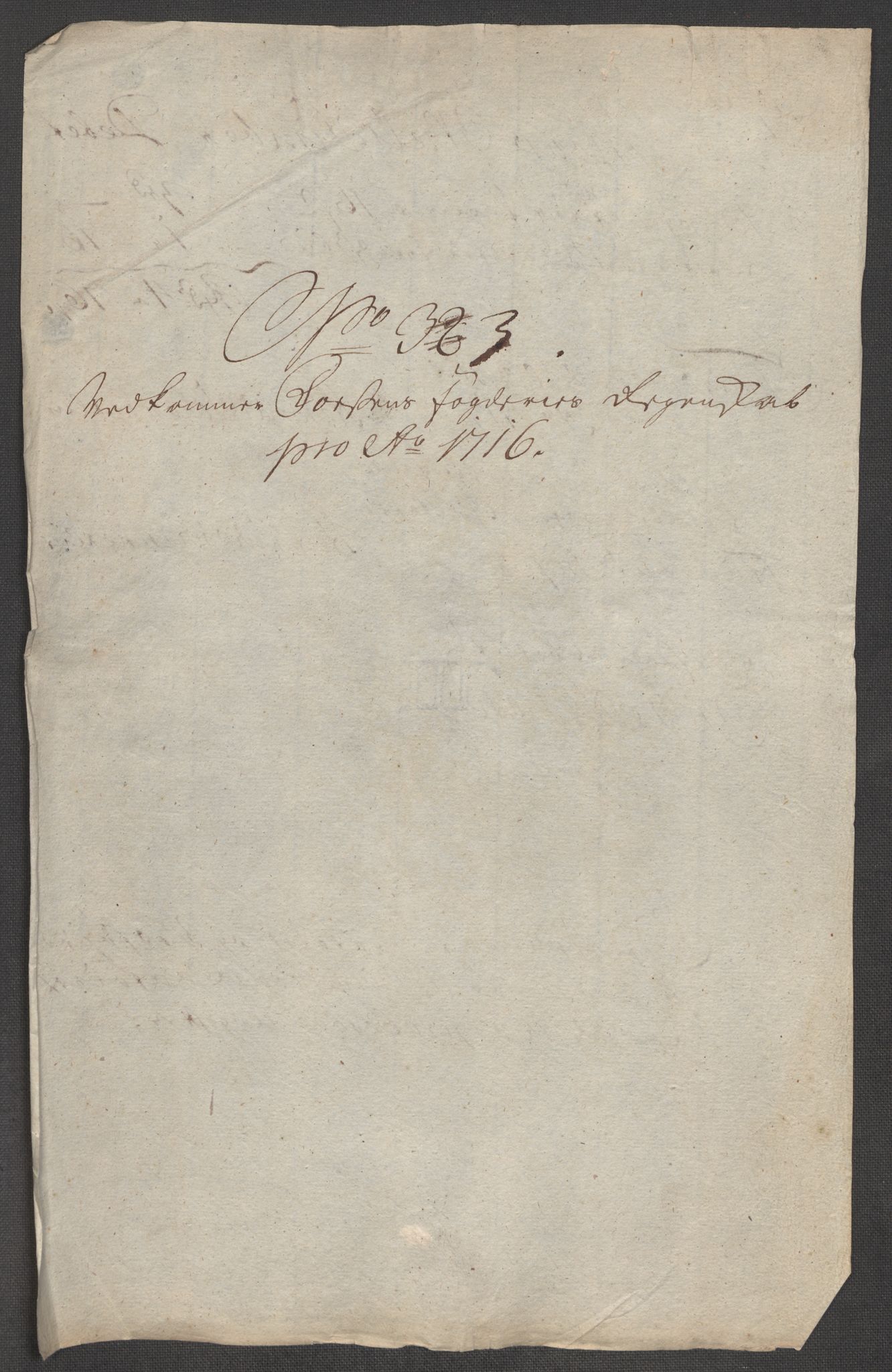 Rentekammeret inntil 1814, Reviderte regnskaper, Fogderegnskap, AV/RA-EA-4092/R57/L3864: Fogderegnskap Fosen, 1716, p. 213