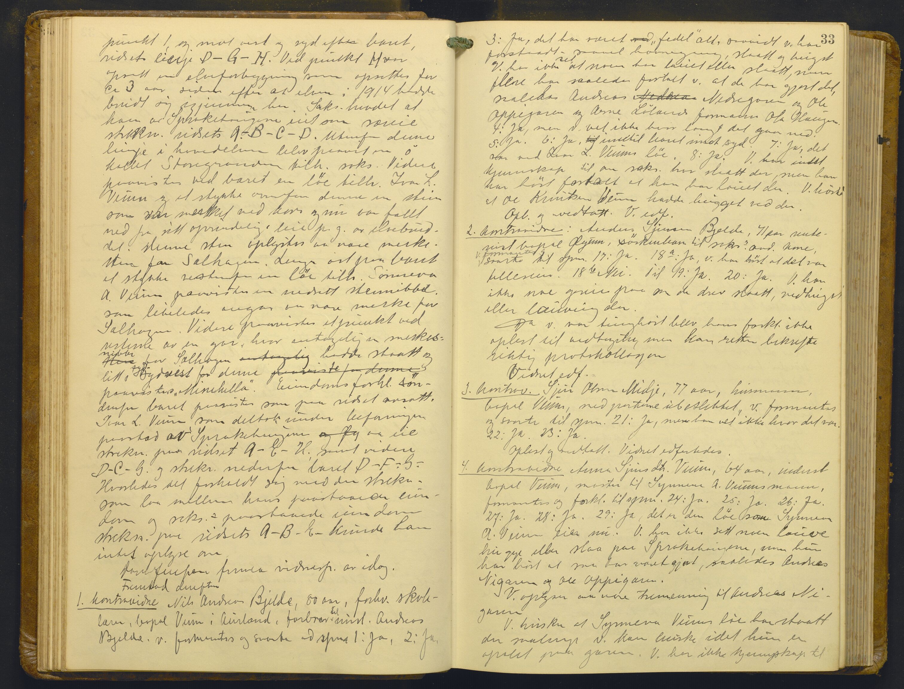 Indre Sogn tingrett, AV/SAB-A-3301/1/F/Fb/Fba/L0015: Sivile og offentlege saker, Bb 11, 1923-1928, p. 32b-33a
