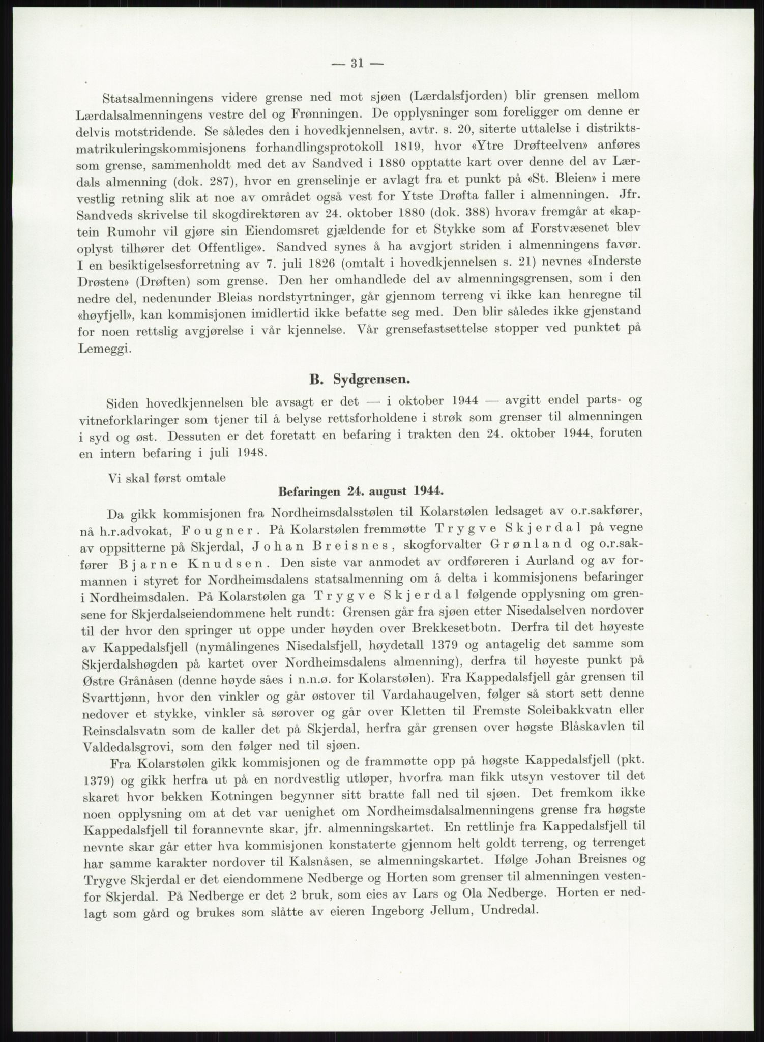 Høyfjellskommisjonen, AV/RA-S-1546/X/Xa/L0001: Nr. 1-33, 1909-1953, p. 3280