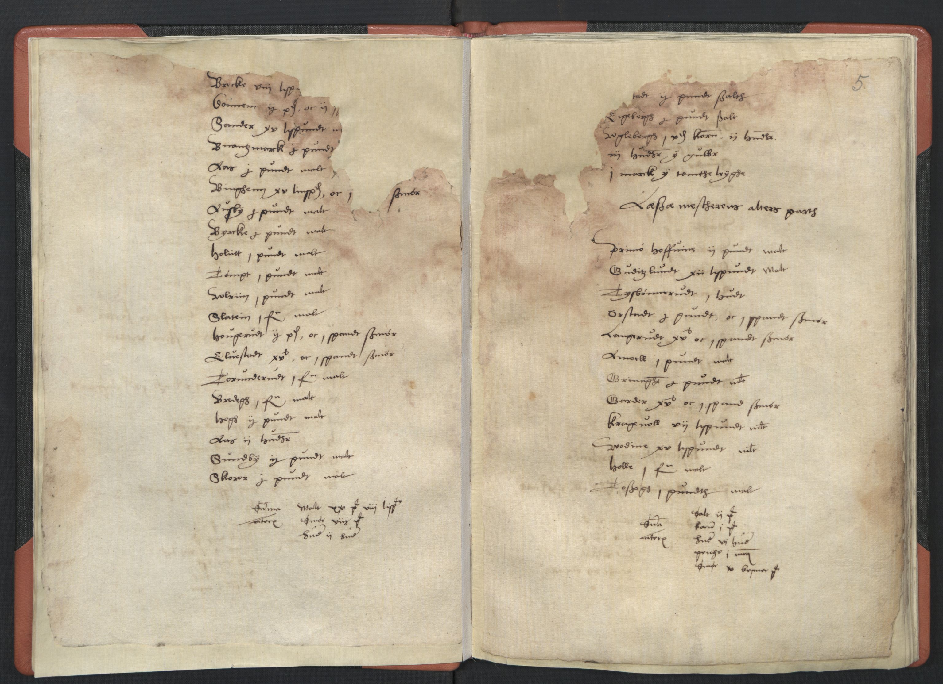 Rentekammeret inntil 1814, Reviderte regnskaper, Lensregnskaper, AV/RA-EA-5023/R/Ra/L0016: Kirke- og klostergods, kommunegods m.m., 1549-1555;   Bergverksregnskap, 1540-1541, 1540-1555