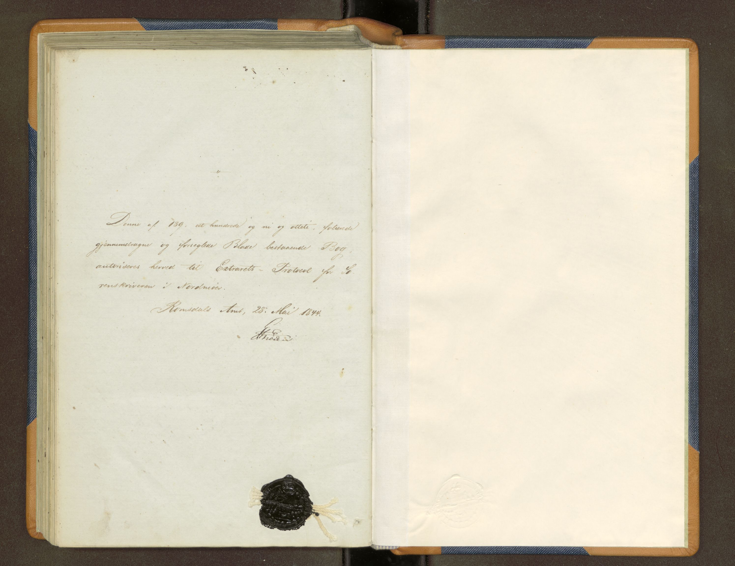 Nordmøre sorenskriveri, AV/SAT-A-4132/1/1/1B/L0001: Ekstrarettsprotokoll, 1844-1846, p. 189b