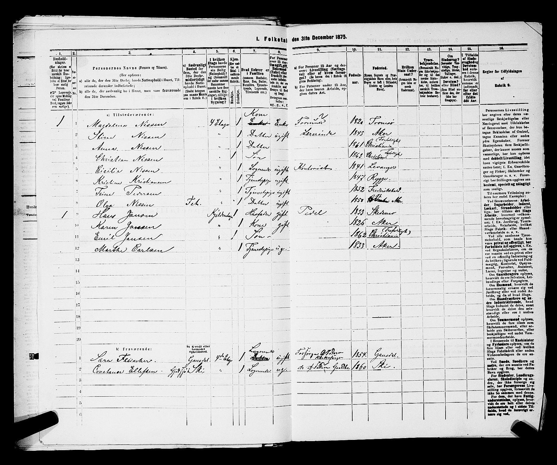 RA, 1875 census for 0301 Kristiania, 1875, p. 4771