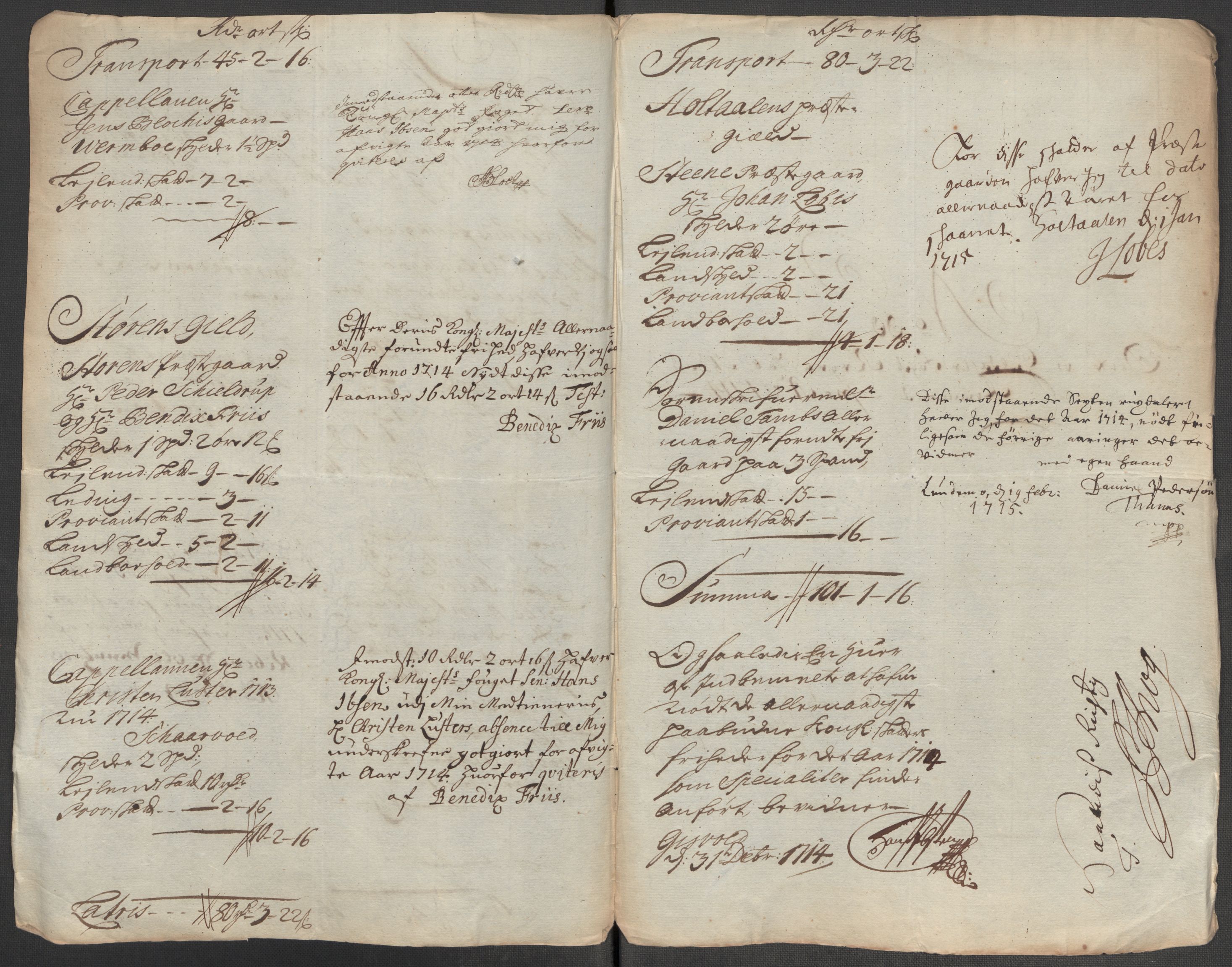 Rentekammeret inntil 1814, Reviderte regnskaper, Fogderegnskap, RA/EA-4092/R60/L3965: Fogderegnskap Orkdal og Gauldal, 1714, p. 489