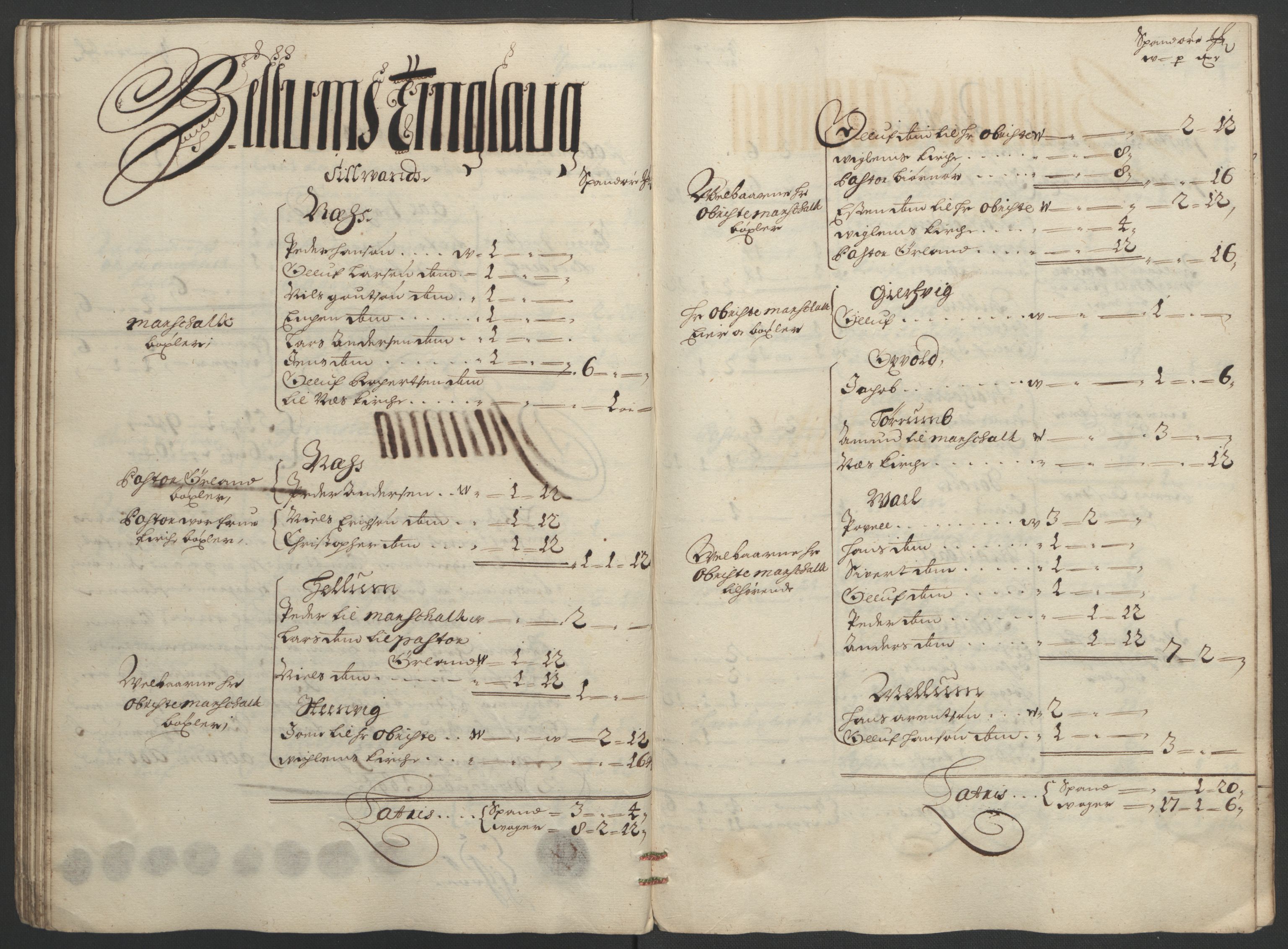 Rentekammeret inntil 1814, Reviderte regnskaper, Fogderegnskap, AV/RA-EA-4092/R57/L3851: Fogderegnskap Fosen, 1695-1696, p. 62