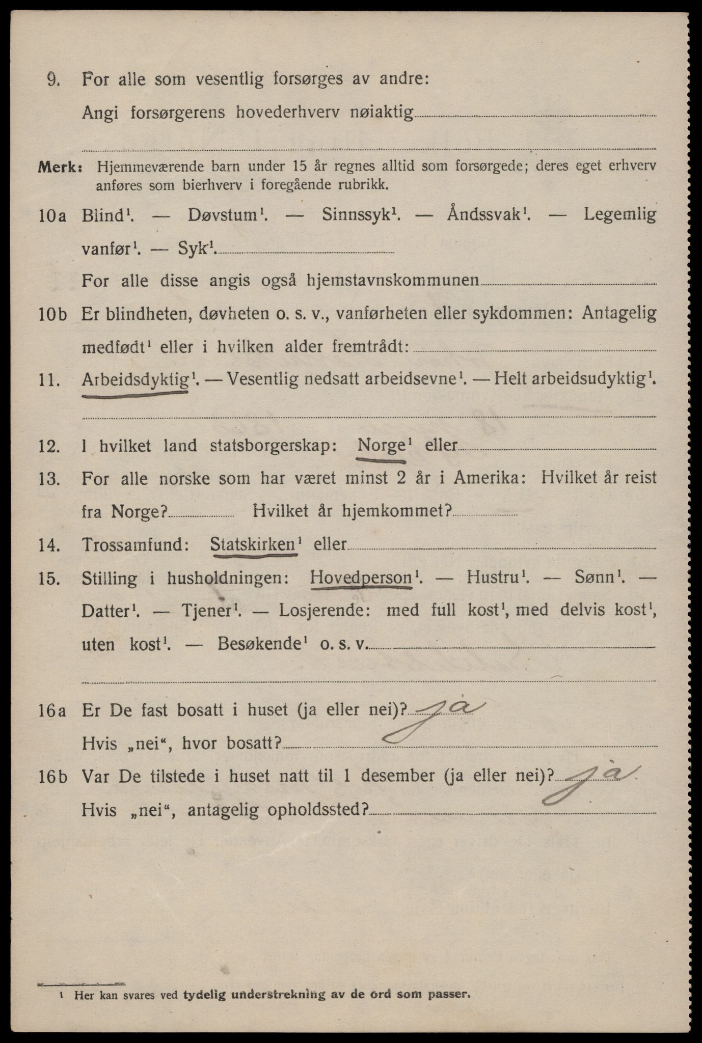 SAST, 1920 census for Haugesund, 1920, p. 36928