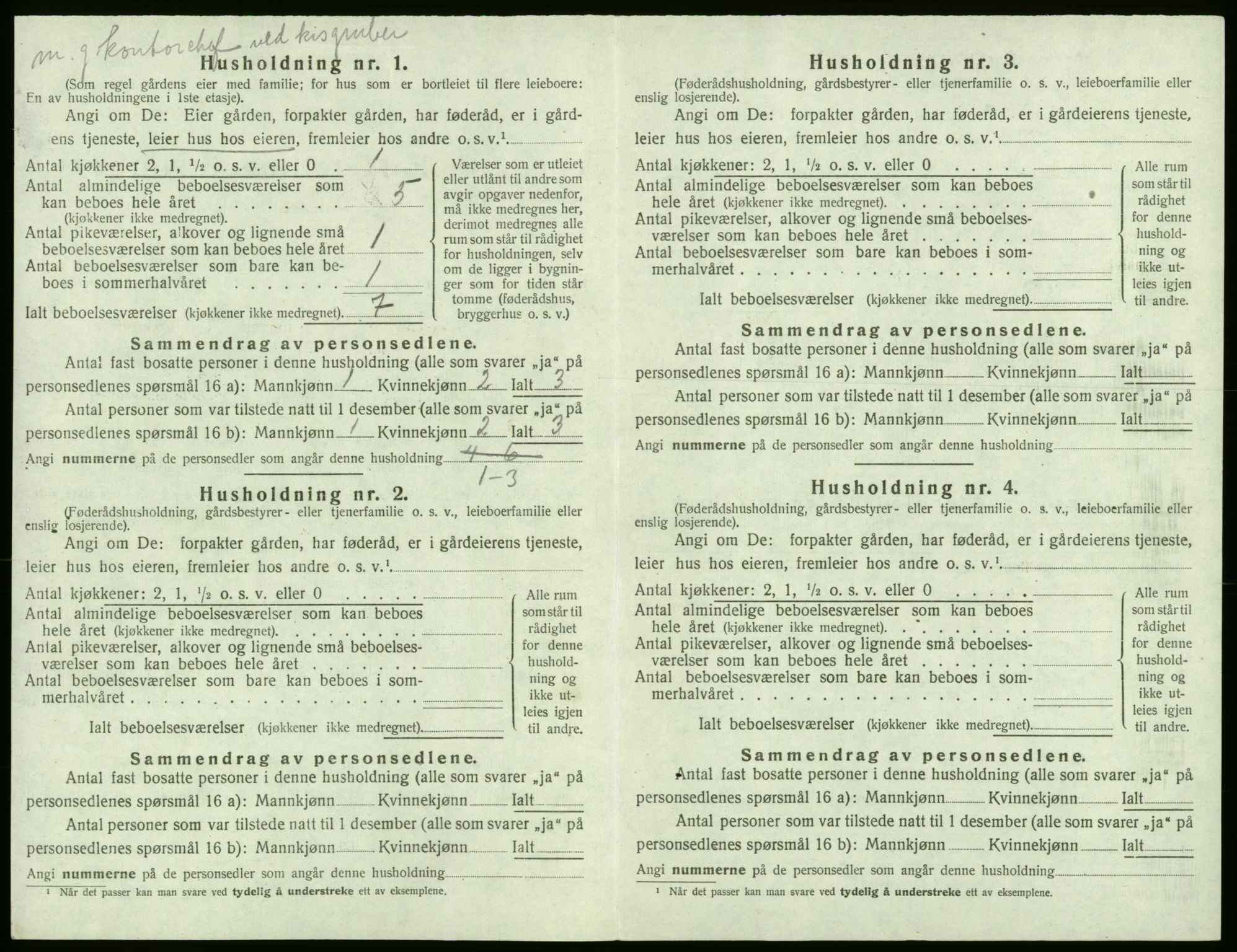 SAB, 1920 census for Stord, 1920, p. 528