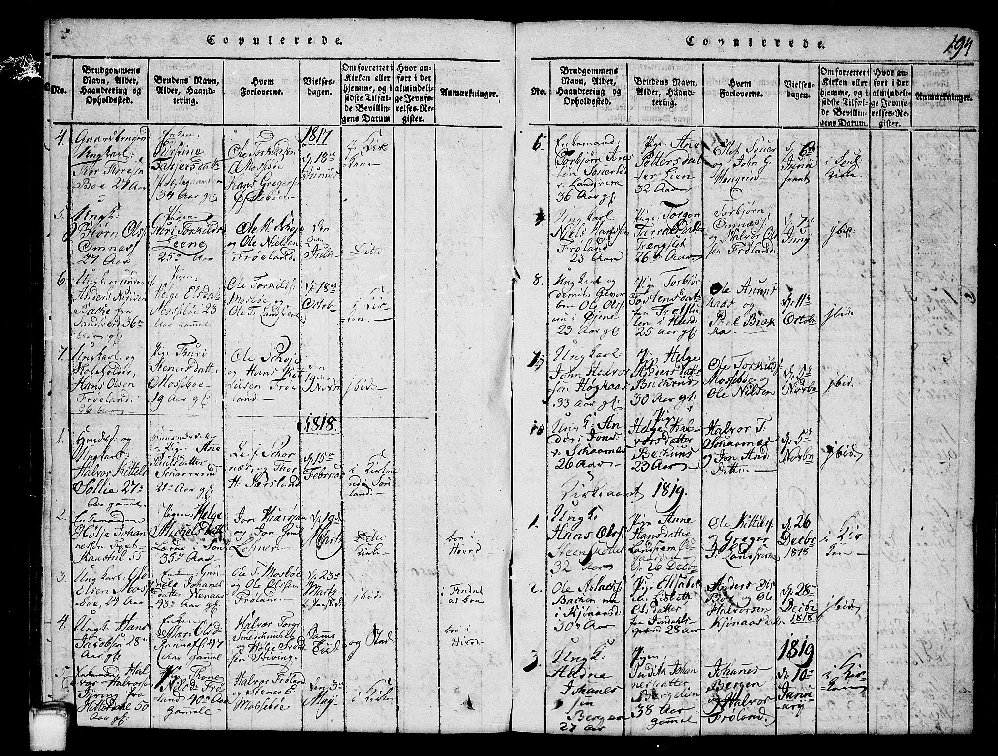 Hjartdal kirkebøker, SAKO/A-270/G/Gb/L0001: Parish register (copy) no. II 1, 1815-1842, p. 194