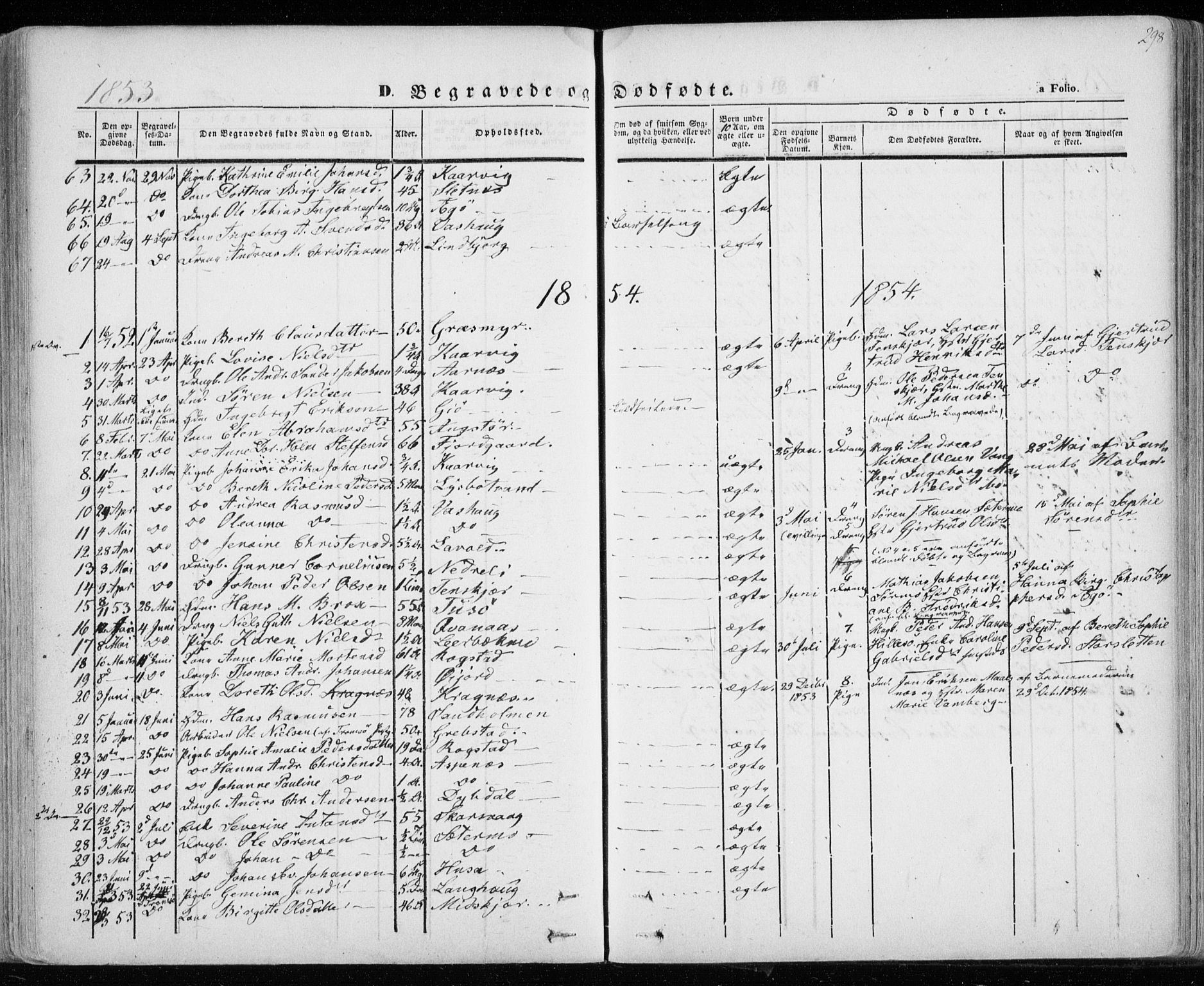 Lenvik sokneprestembete, SATØ/S-1310/H/Ha/Haa/L0006kirke: Parish register (official) no. 6, 1845-1854, p. 298
