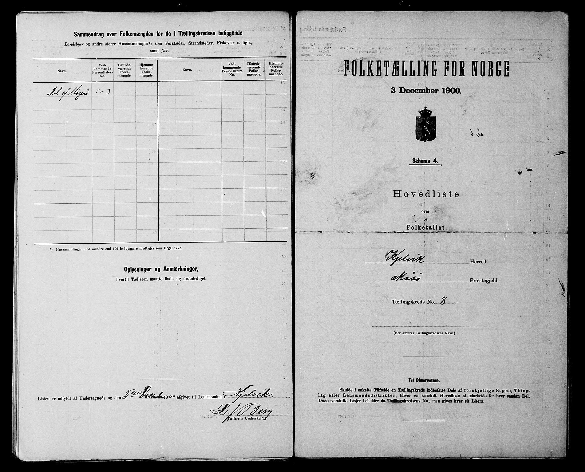 SATØ, 1900 census for Kjelvik, 1900, p. 18