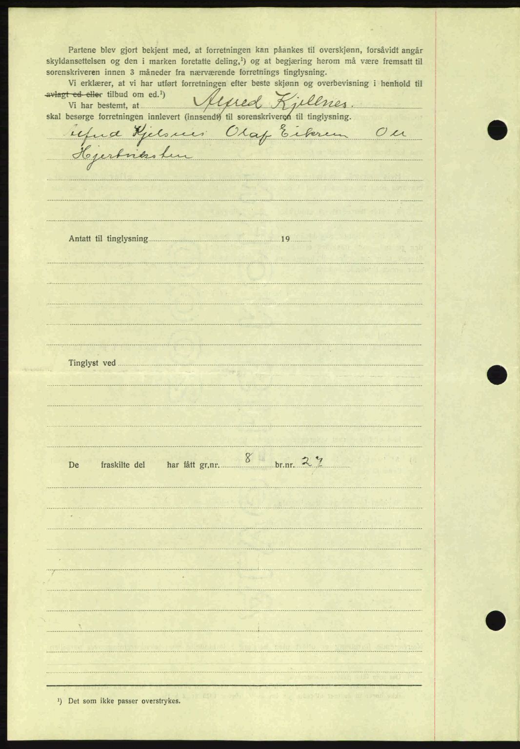 Romsdal sorenskriveri, AV/SAT-A-4149/1/2/2C: Mortgage book no. A7, 1939-1939, Diary no: : 2184/1939