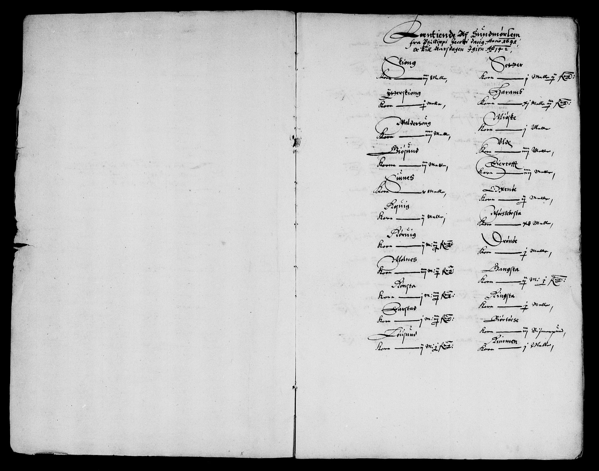 Rentekammeret inntil 1814, Reviderte regnskaper, Lensregnskaper, AV/RA-EA-5023/R/Rb/Rbv/L0001: Utstein kloster og Allehelgen kirke gods, Lyse kloster len, Munkeliv kloster og St. Hans kirke gods, Apostelgodset og Giske len, 1591-1657