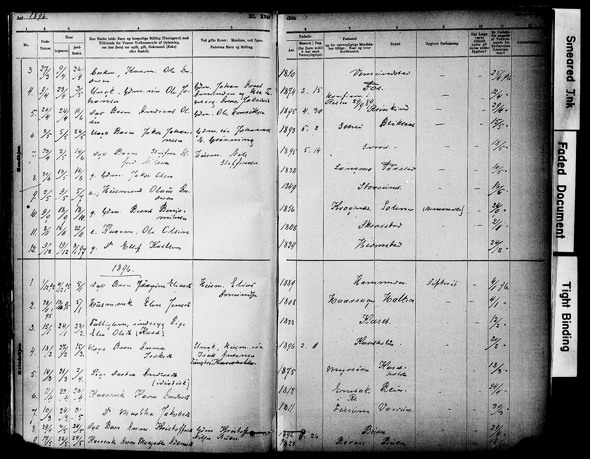 Ministerialprotokoller, klokkerbøker og fødselsregistre - Sør-Trøndelag, AV/SAT-A-1456/646/L0615: Parish register (official) no. 646A13, 1885-1900