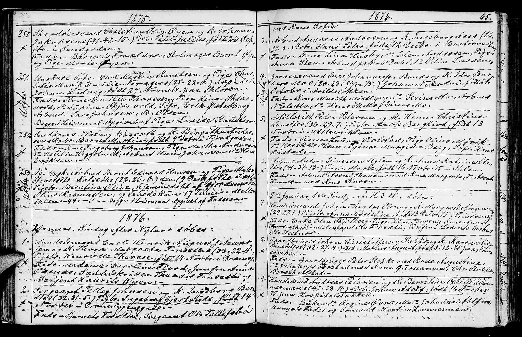 Ministerialprotokoller, klokkerbøker og fødselsregistre - Sør-Trøndelag, SAT/A-1456/602/L0142: Parish register (copy) no. 602C10, 1872-1894, p. 65