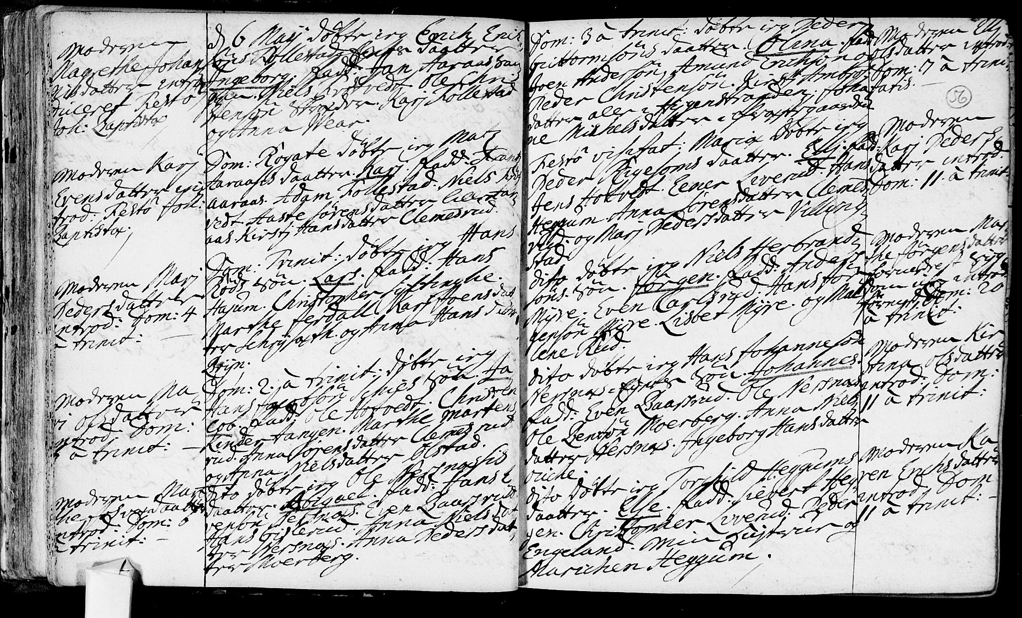 Røyken kirkebøker, AV/SAKO-A-241/F/Fa/L0002: Parish register (official) no. 2, 1731-1782, p. 56