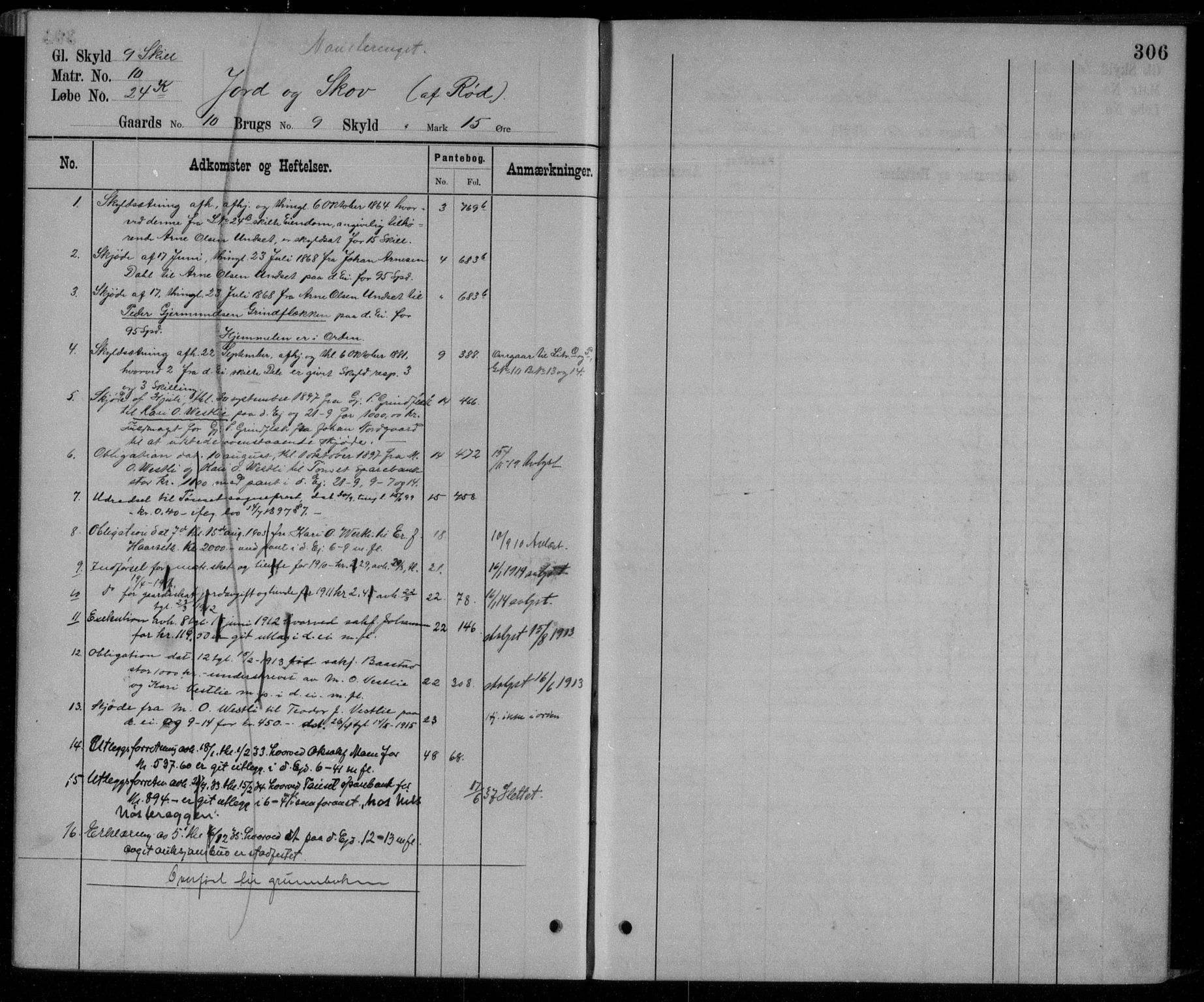 Nord-Østerdal tingrett, AV/SAH-TING-020/H/Ha/Hag/L0037: Mortgage register no. 1, 1896, p. 306