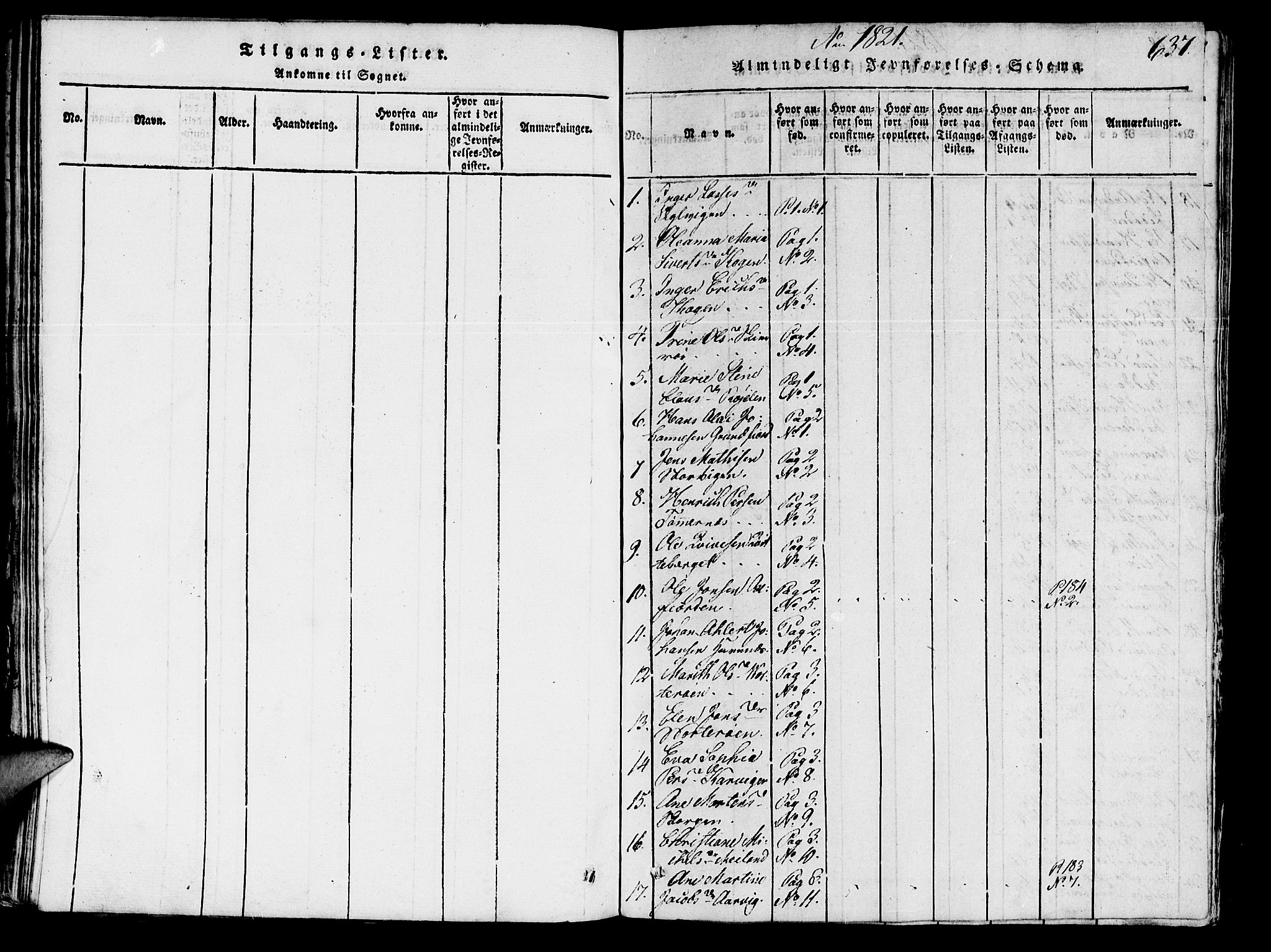 Skjervøy sokneprestkontor, SATØ/S-1300/H/Ha/Haa/L0004kirke: Parish register (official) no. 4, 1820-1838, p. 637