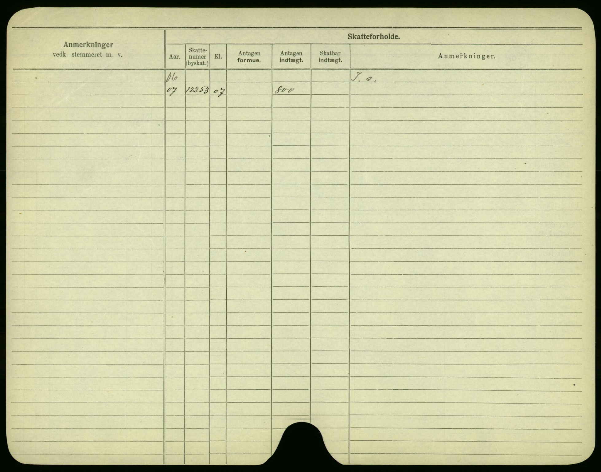 Oslo folkeregister, Registerkort, AV/SAO-A-11715/F/Fa/Fac/L0003: Menn, 1906-1914, p. 258b