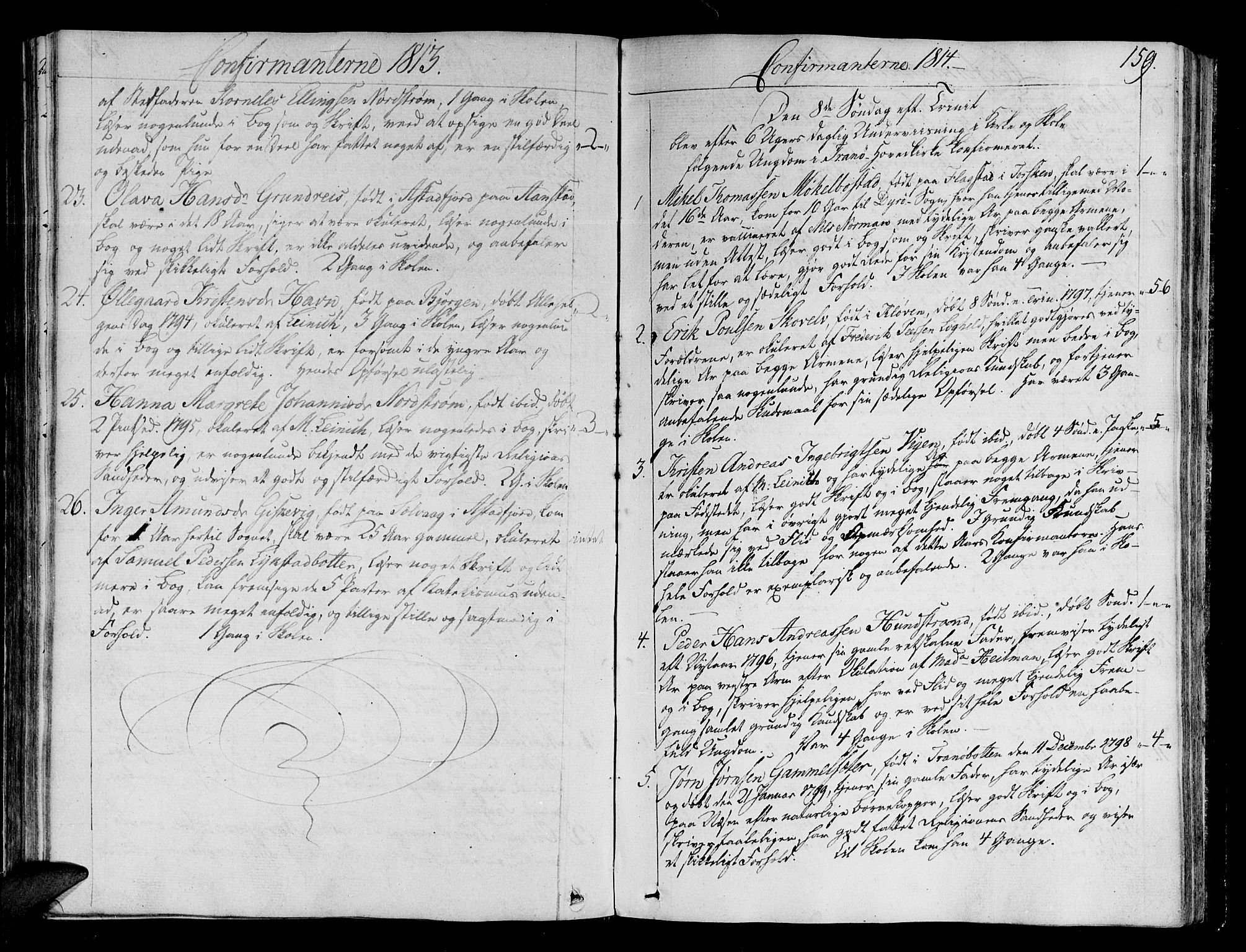 Tranøy sokneprestkontor, SATØ/S-1313/I/Ia/Iaa/L0003kirke: Parish register (official) no. 3, 1807-1820, p. 159