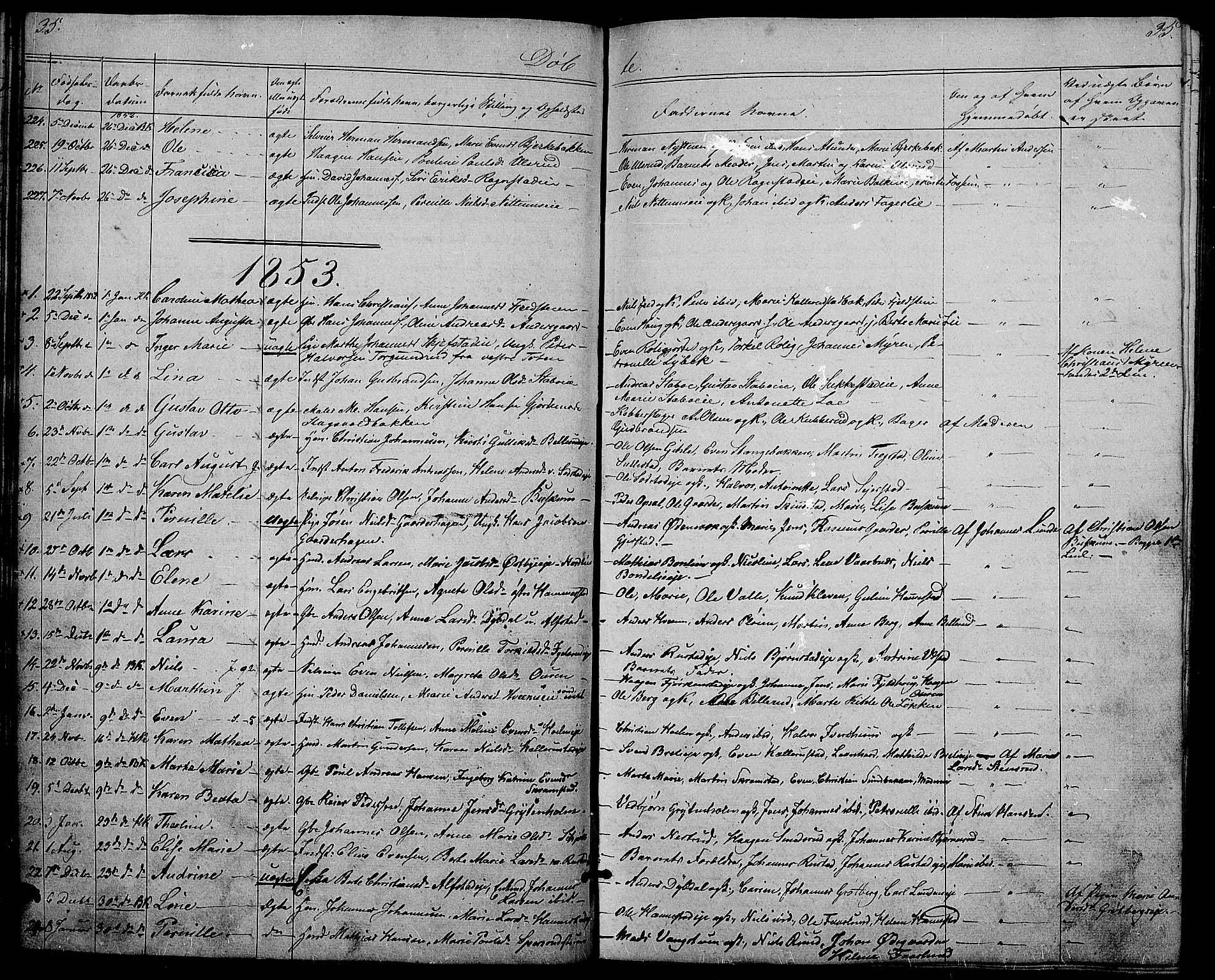 Østre Toten prestekontor, SAH/PREST-104/H/Ha/Hab/L0003: Parish register (copy) no. 3, 1848-1857, p. 35