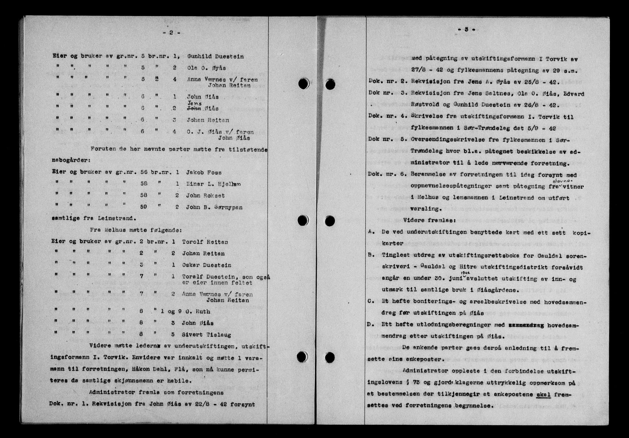 Gauldal sorenskriveri, SAT/A-0014/1/2/2C/L0058: Mortgage book no. 63, 1944-1945, Diary no: : 142/1945