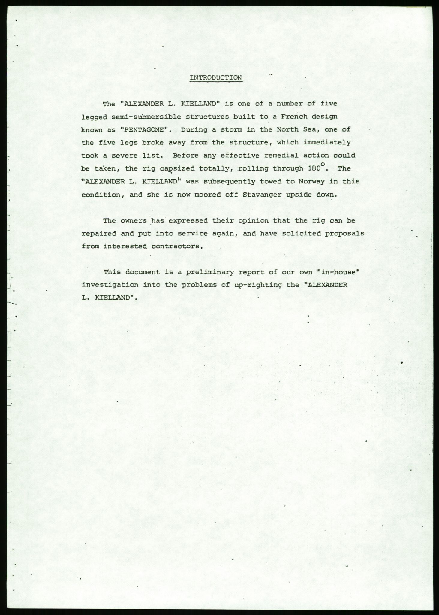 Pa 1503 - Stavanger Drilling AS, AV/SAST-A-101906/Da/L0013: Alexander L. Kielland - Saks- og korrespondansearkiv, 1980, p. 72