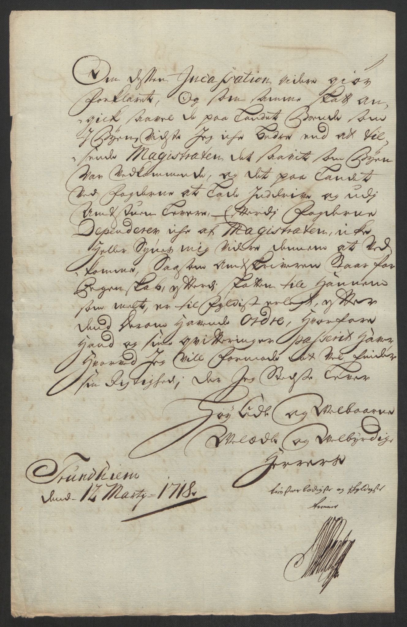 Rentekammeret inntil 1814, Reviderte regnskaper, Byregnskaper, RA/EA-4066/R/Rs/L0507: [S3] Kontribusjonsregnskap, 1699-1711, p. 447