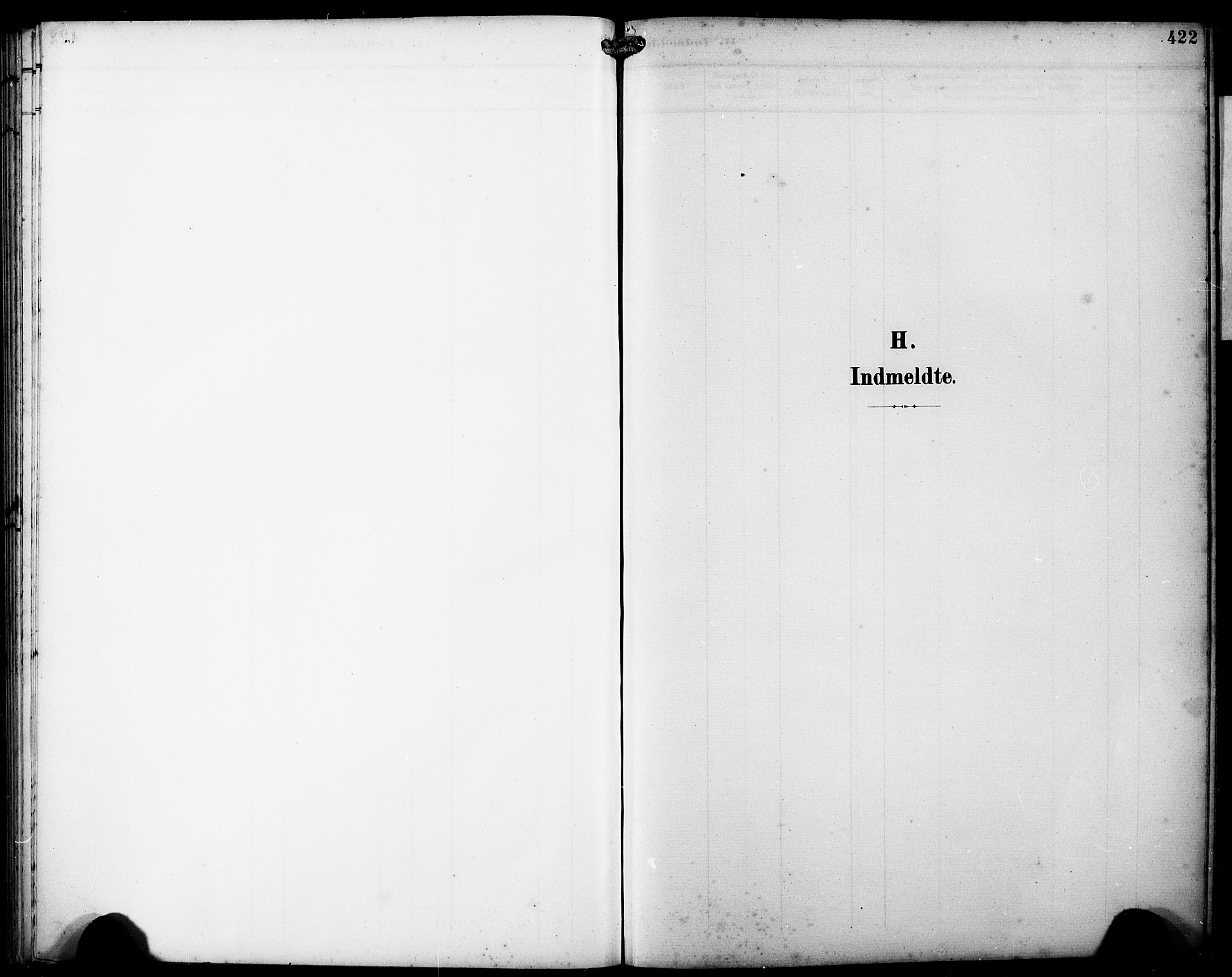 Fjell sokneprestembete, SAB/A-75301/H/Hab: Parish register (copy) no. A 5, 1899-1918, p. 422