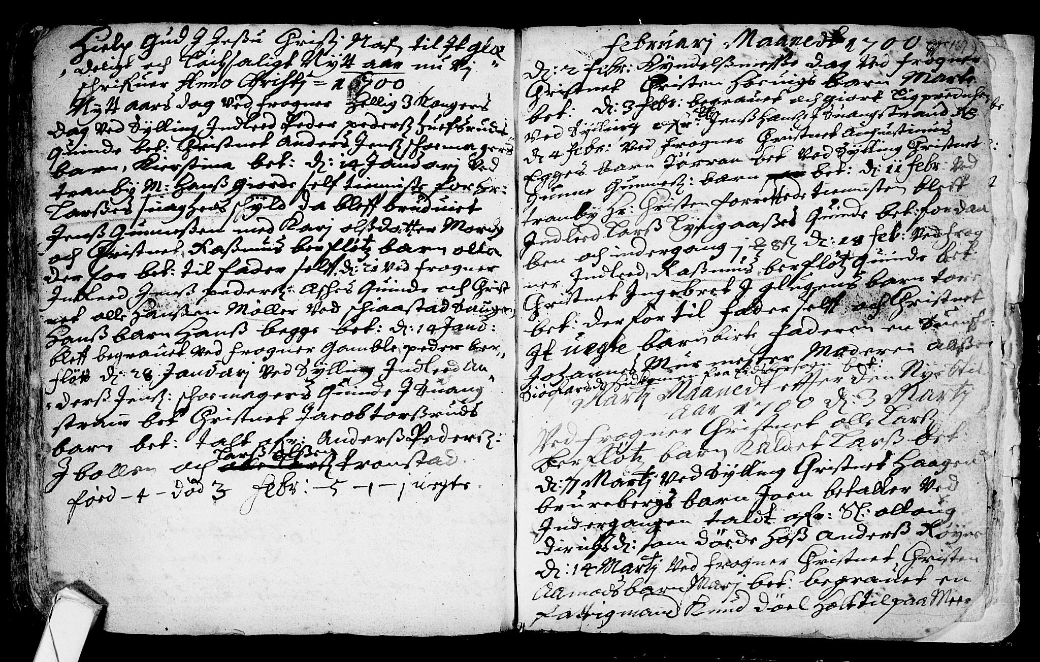 Lier kirkebøker, SAKO/A-230/F/Fa/L0001: Parish register (official) no. I 1, 1672-1701, p. 169