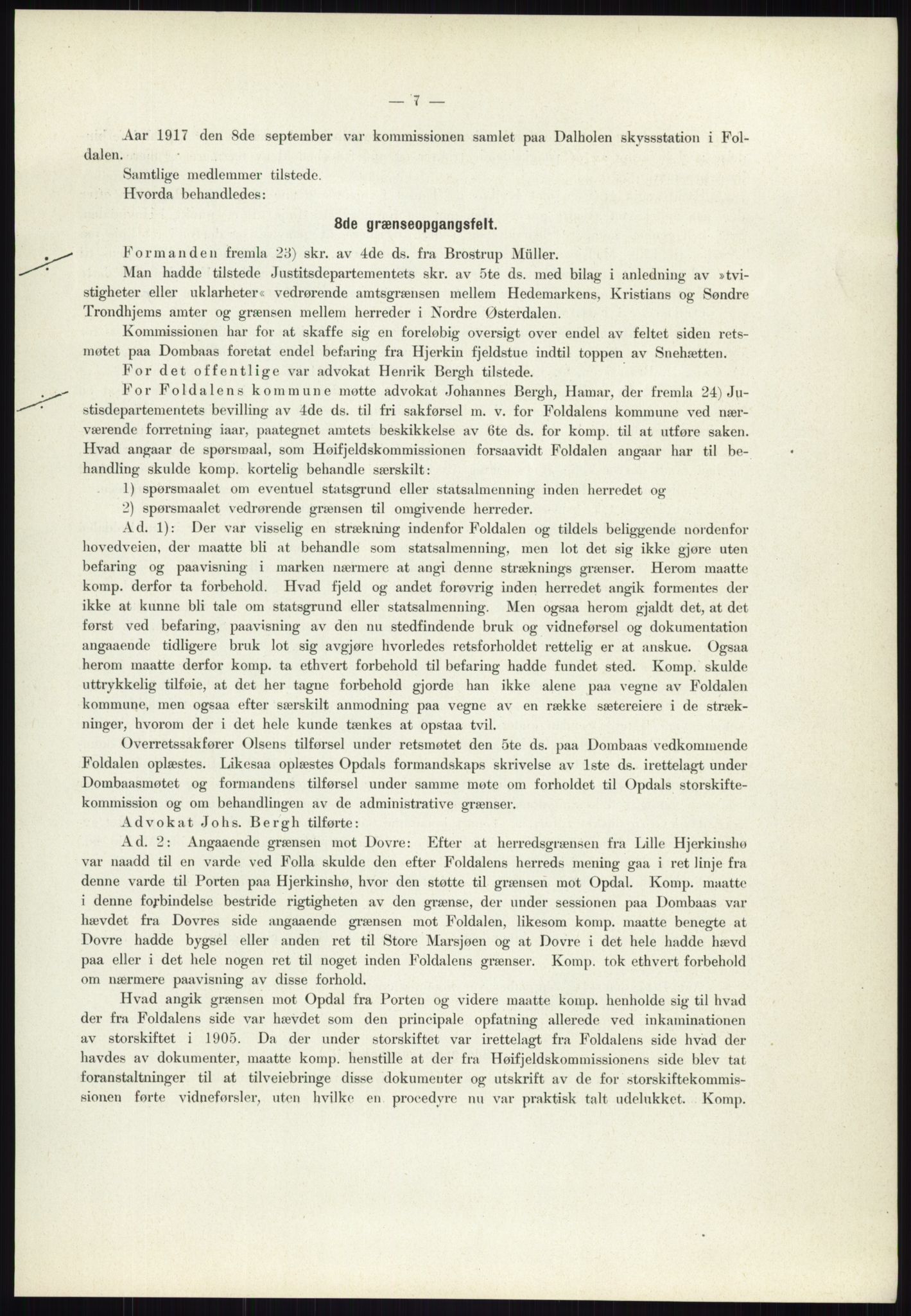 Høyfjellskommisjonen, AV/RA-S-1546/X/Xa/L0001: Nr. 1-33, 1909-1953, p. 3331