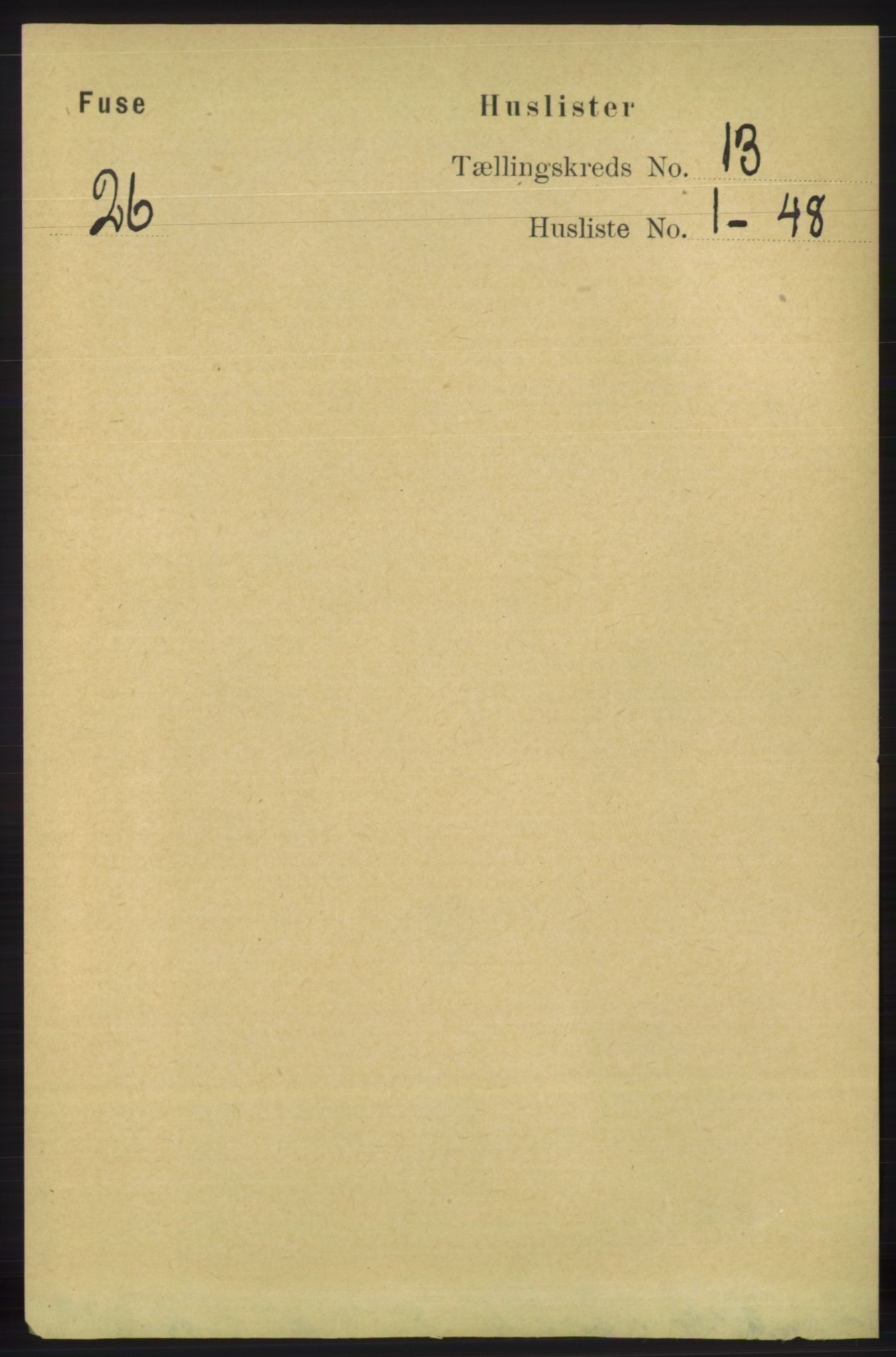 RA, 1891 census for 1241 Fusa, 1891, p. 2791