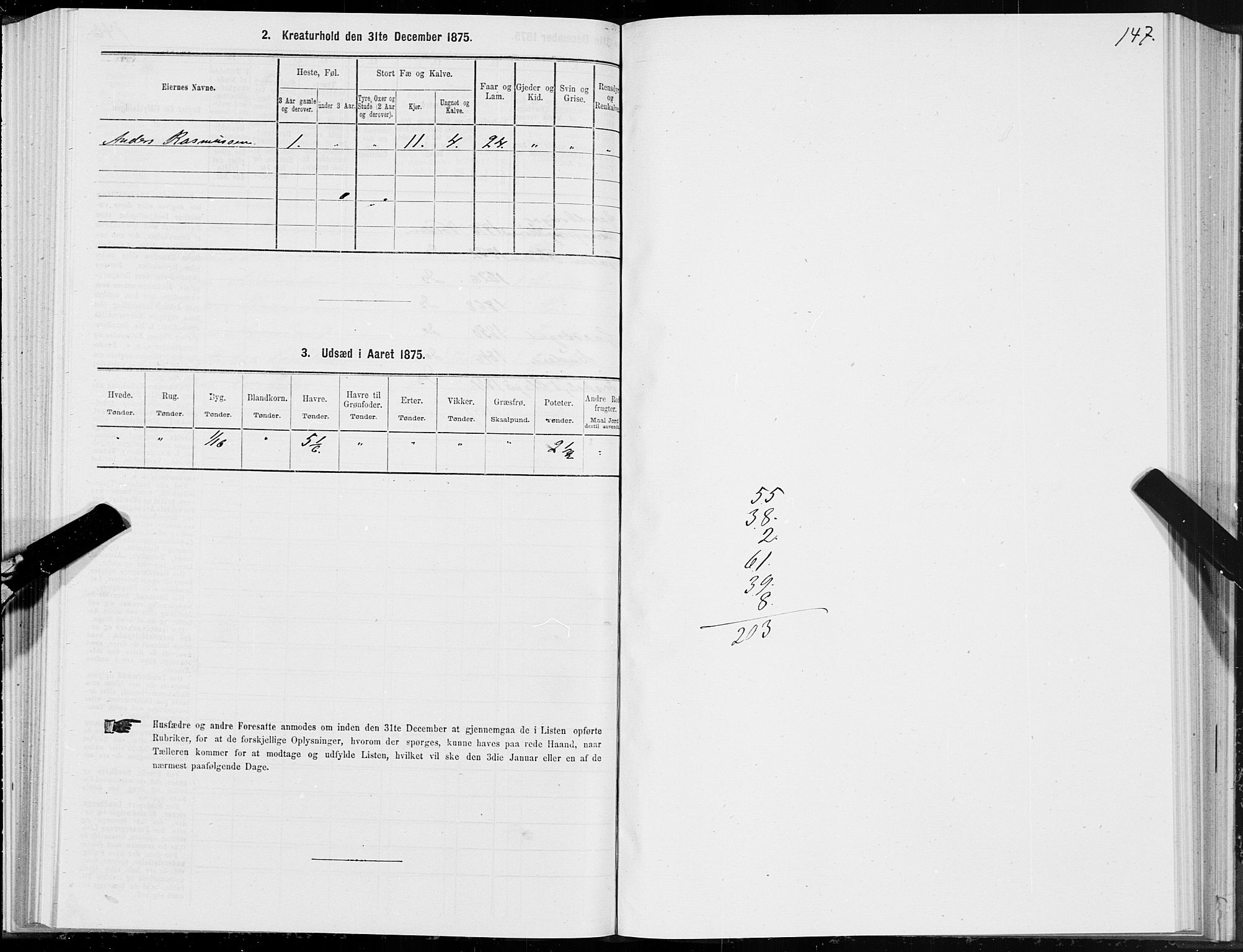 SAT, 1875 census for 1519P Volda, 1875, p. 5147