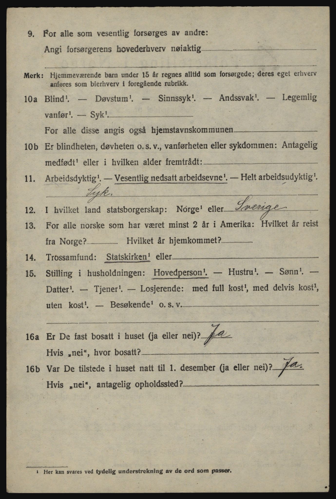 SAO, 1920 census for Idd, 1920, p. 10086