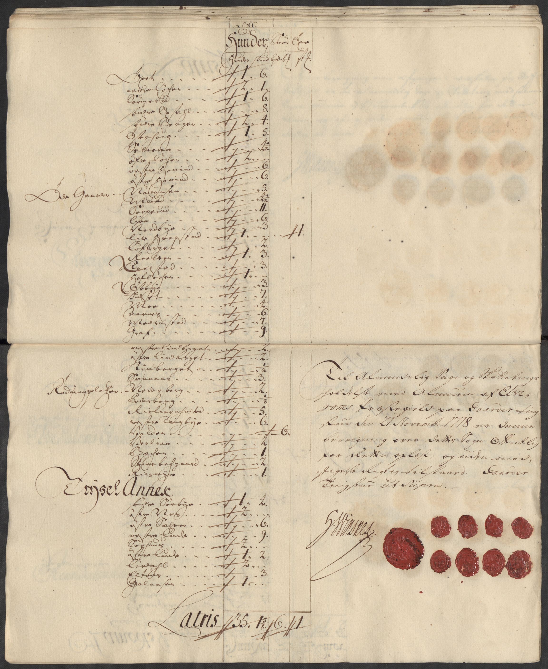 Rentekammeret inntil 1814, Reviderte regnskaper, Fogderegnskap, AV/RA-EA-4092/R13/L0857: Fogderegnskap Solør, Odal og Østerdal, 1718, p. 140