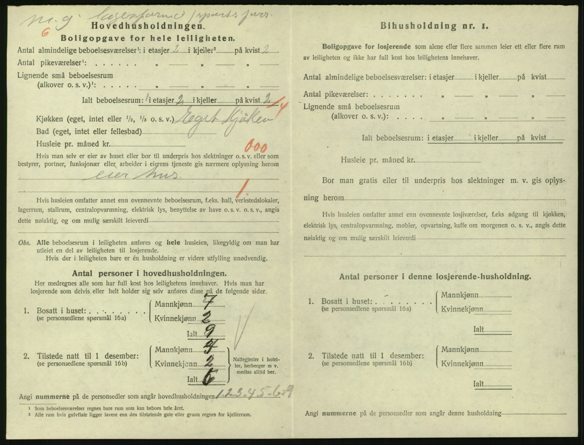 SAKO, 1920 census for Larvik, 1920, p. 3595