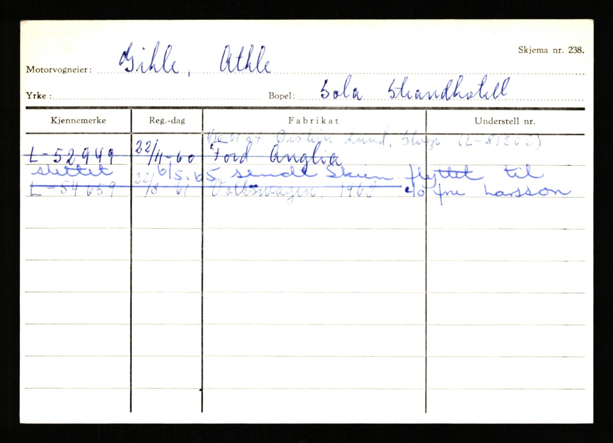 Stavanger trafikkstasjon, SAST/A-101942/0/H/L0010: Fuglestad - Gjestland, 1930-1971, p. 1675