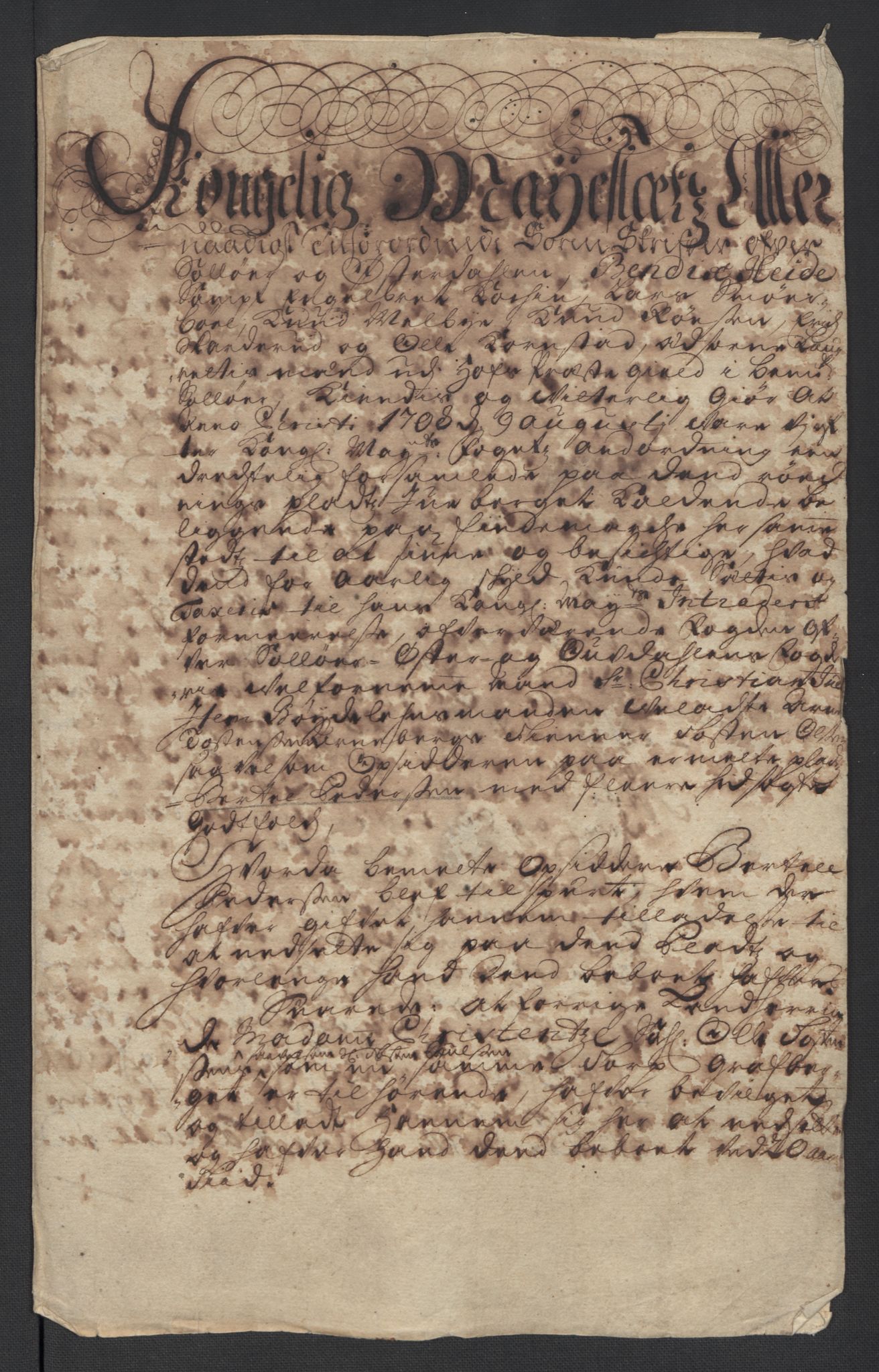 Rentekammeret inntil 1814, Reviderte regnskaper, Fogderegnskap, AV/RA-EA-4092/R13/L0846: Fogderegnskap Solør, Odal og Østerdal, 1709, p. 206