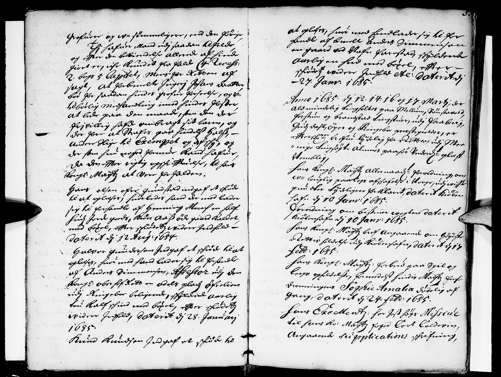 Sorenskriverier i Gudbrandsdalen, AV/SAH-TING-036/G/Gb/Gbb/L0015: Tingbok - Sør-Gudbrandsdal, 1685, p. 4b-5a