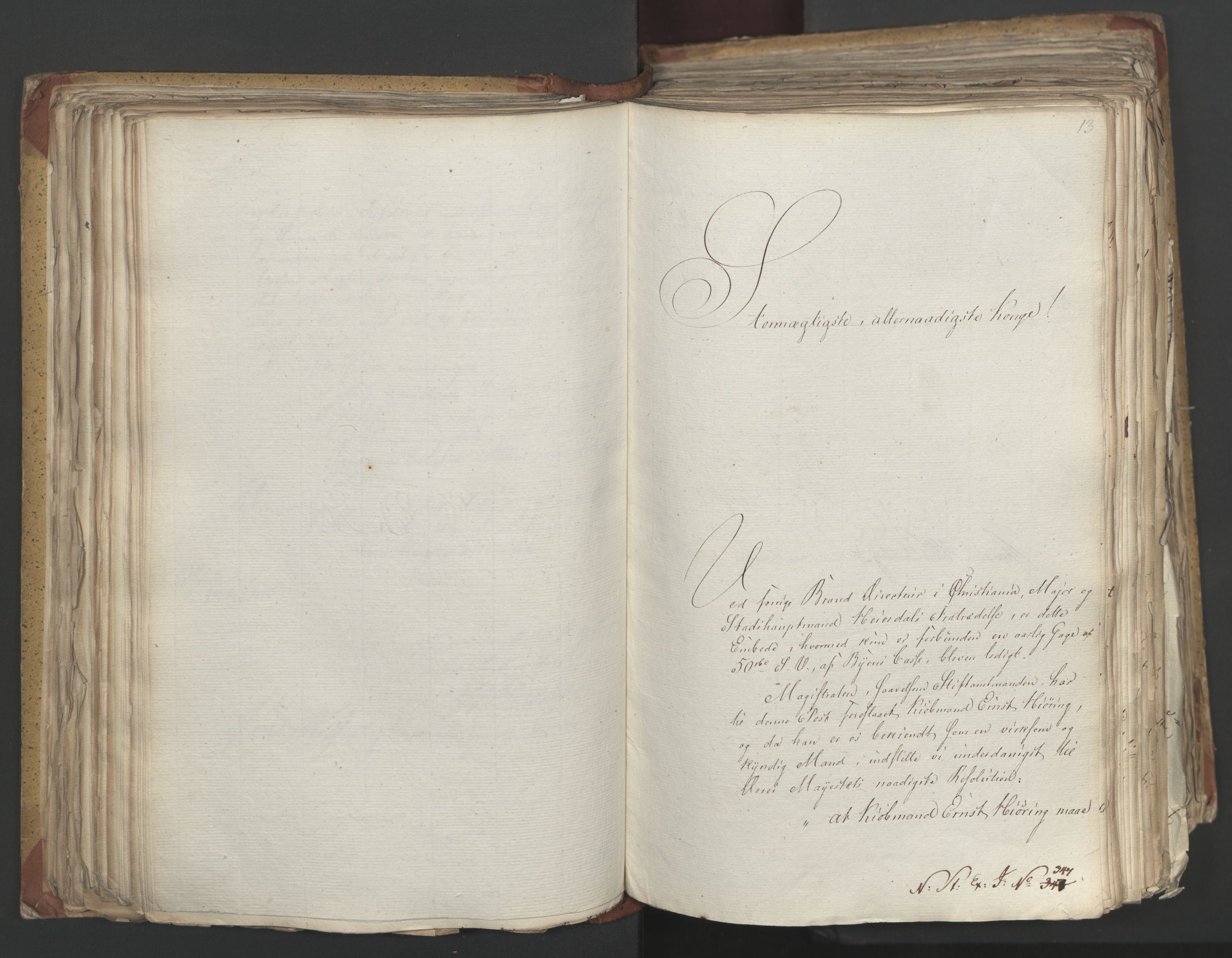 Statsrådsavdelingen i Stockholm, AV/RA-S-1003/D/Da/L0002: Regjeringsinnstillinger nr. 263-518, 1815, p. 166