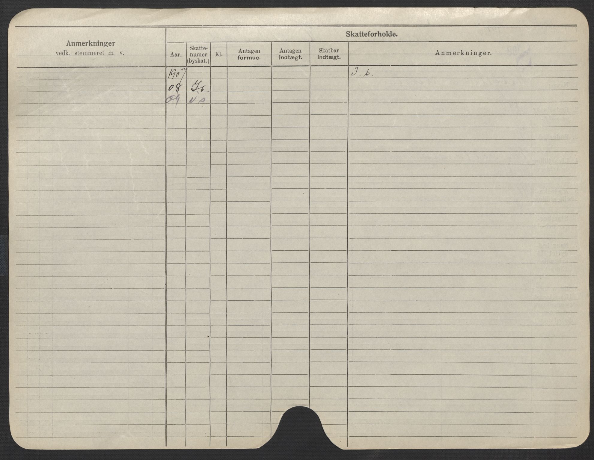 Oslo folkeregister, Registerkort, SAO/A-11715/F/Fa/Fac/L0011: Menn, 1906-1914, p. 700b