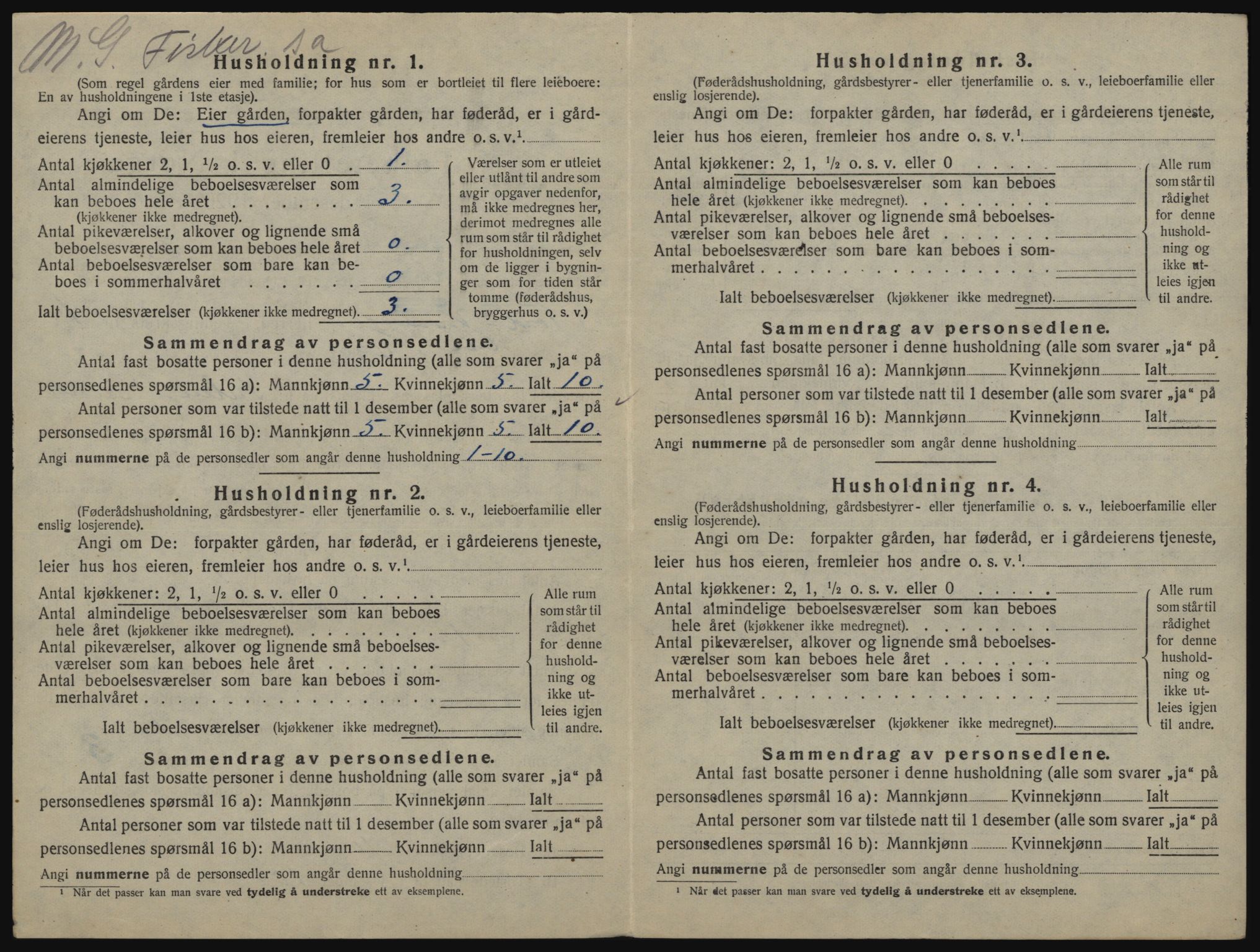 SATØ, 1920 census for Nord-Varanger, 1920, p. 36