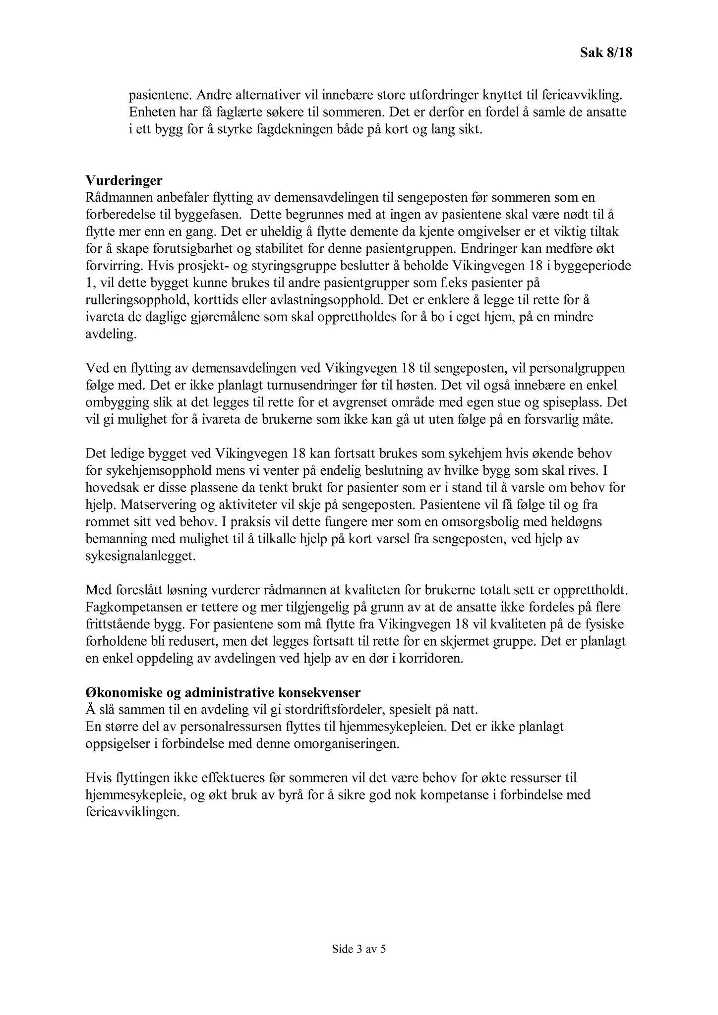 Klæbu Kommune, TRKO/KK/05-UOm/L009: Utvalg for omsorg - Møtedokumenter, 2018, p. 122