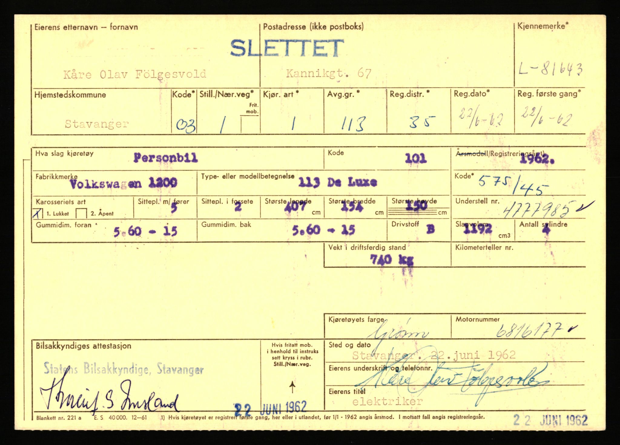 Stavanger trafikkstasjon, AV/SAST-A-101942/0/F/L0071: L-80500 - L-82199, 1930-1971, p. 1933