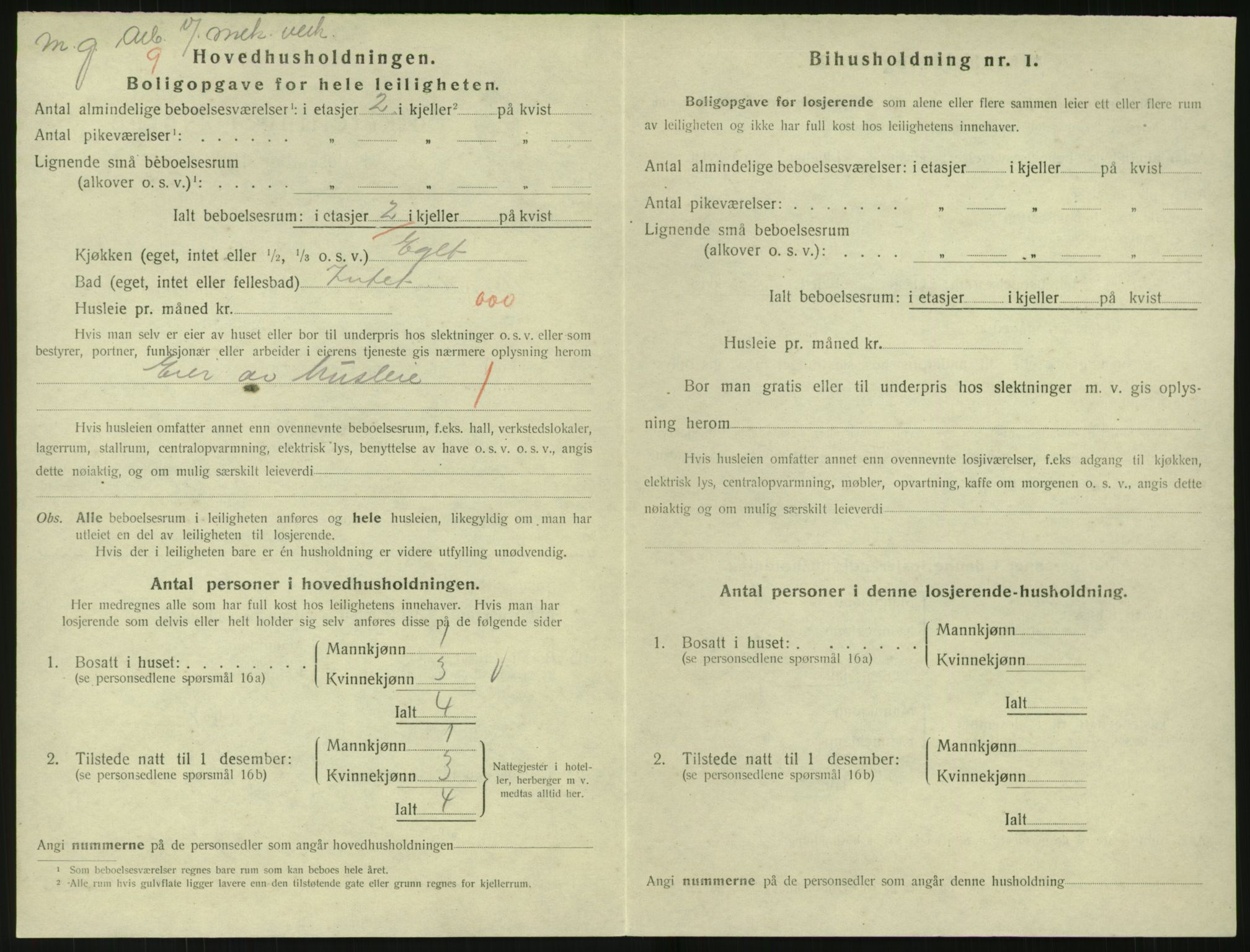 SAK, 1920 census for Arendal, 1920, p. 9049