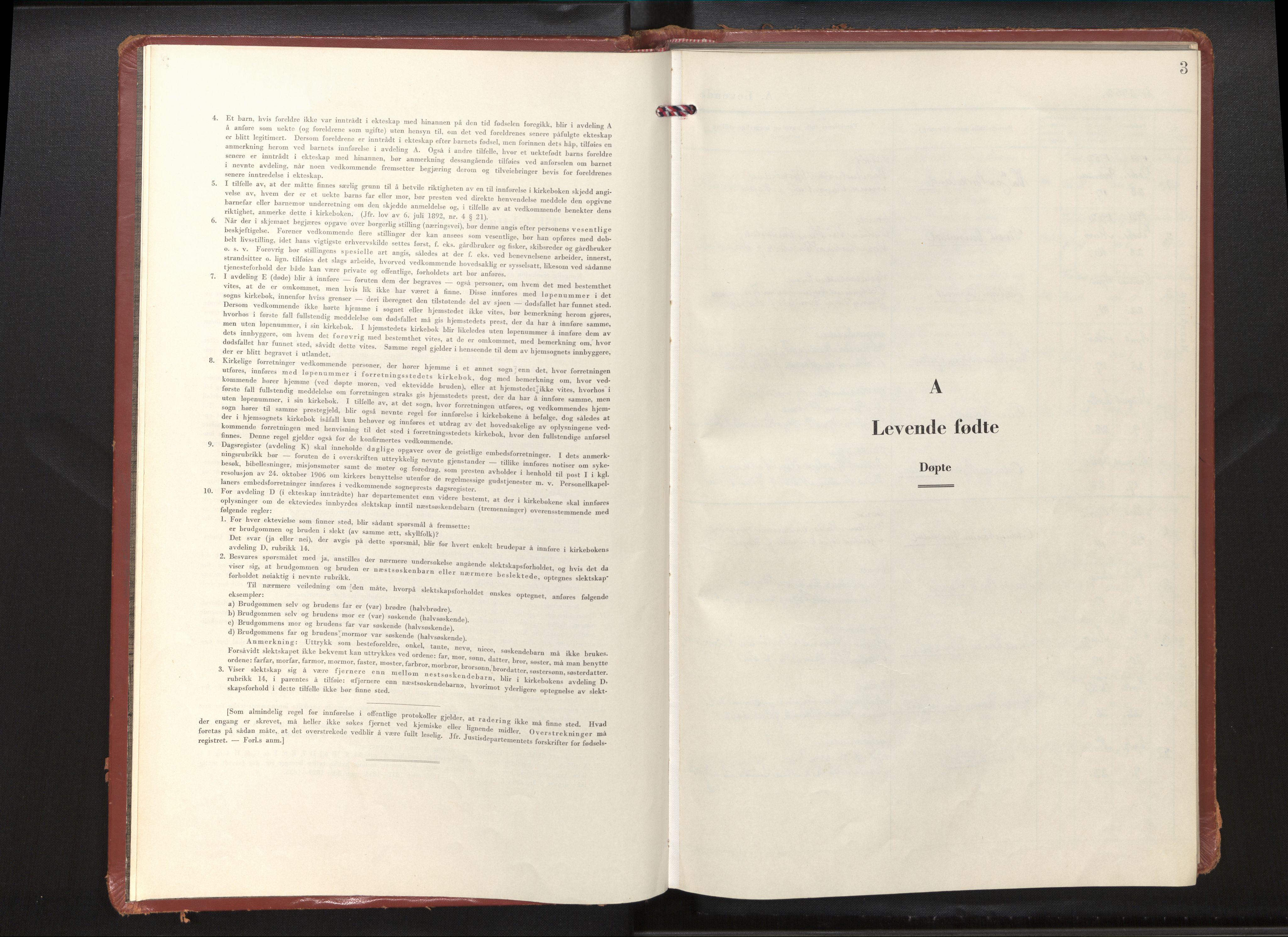 Gloppen sokneprestembete, SAB/A-80101/H/Haa/Haae/L0004: Parish register (official) no. E 4, 1952-1973, p. 2b-3a