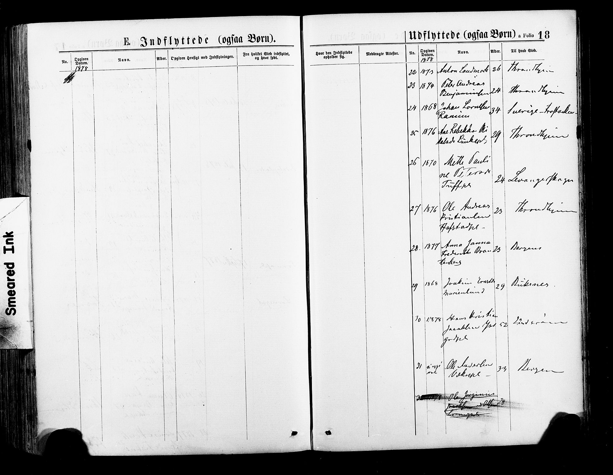 Ministerialprotokoller, klokkerbøker og fødselsregistre - Nord-Trøndelag, SAT/A-1458/735/L0348: Parish register (official) no. 735A09 /1, 1873-1883, p. 18