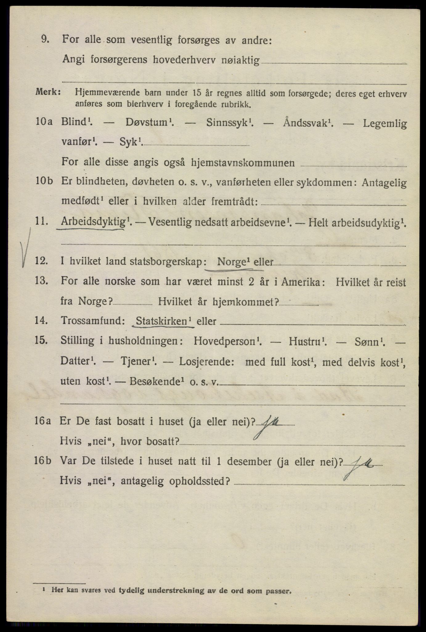 SAO, 1920 census for Kristiania, 1920, p. 570016