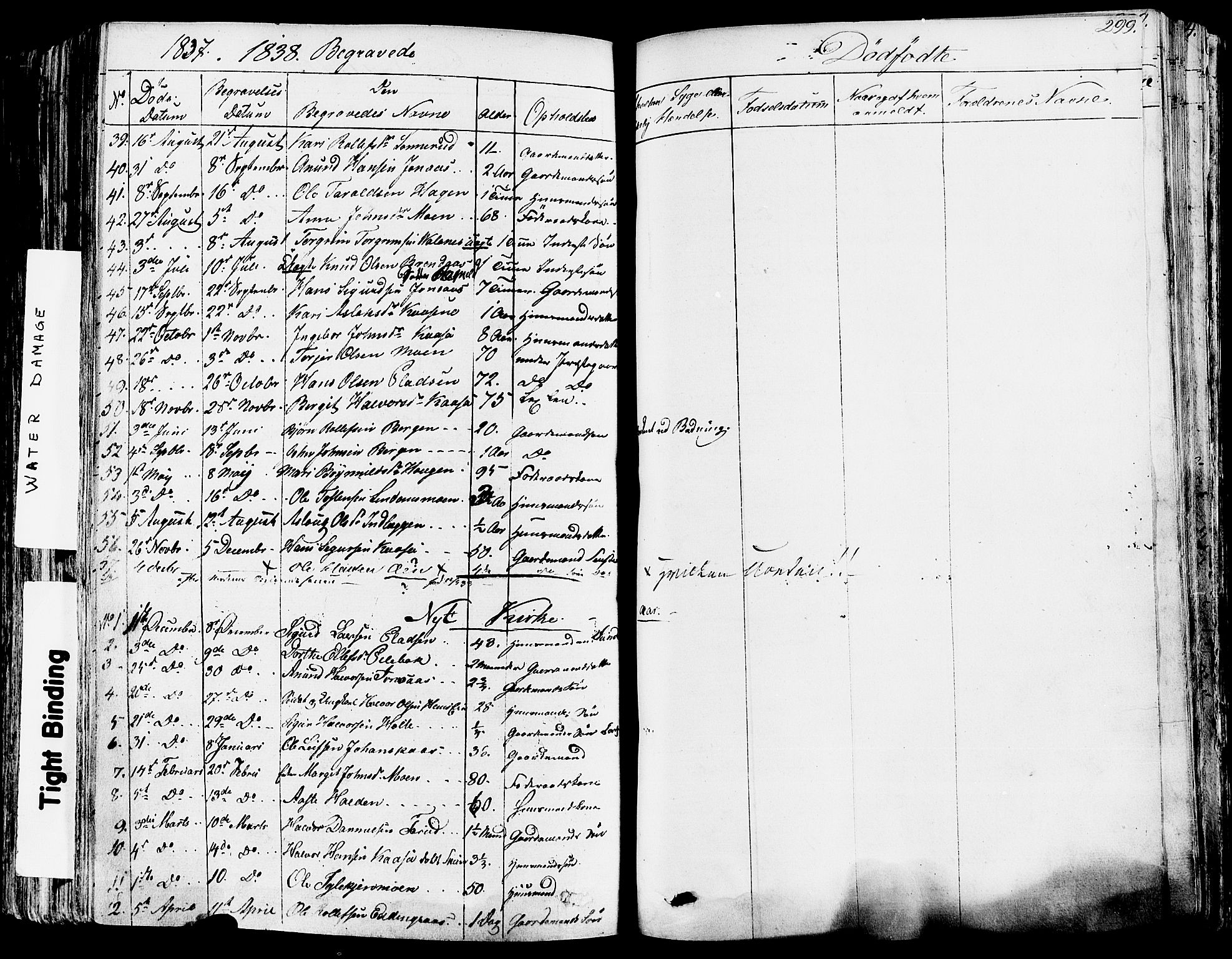 Sauherad kirkebøker, AV/SAKO-A-298/F/Fa/L0006: Parish register (official) no. I 6, 1827-1850, p. 299