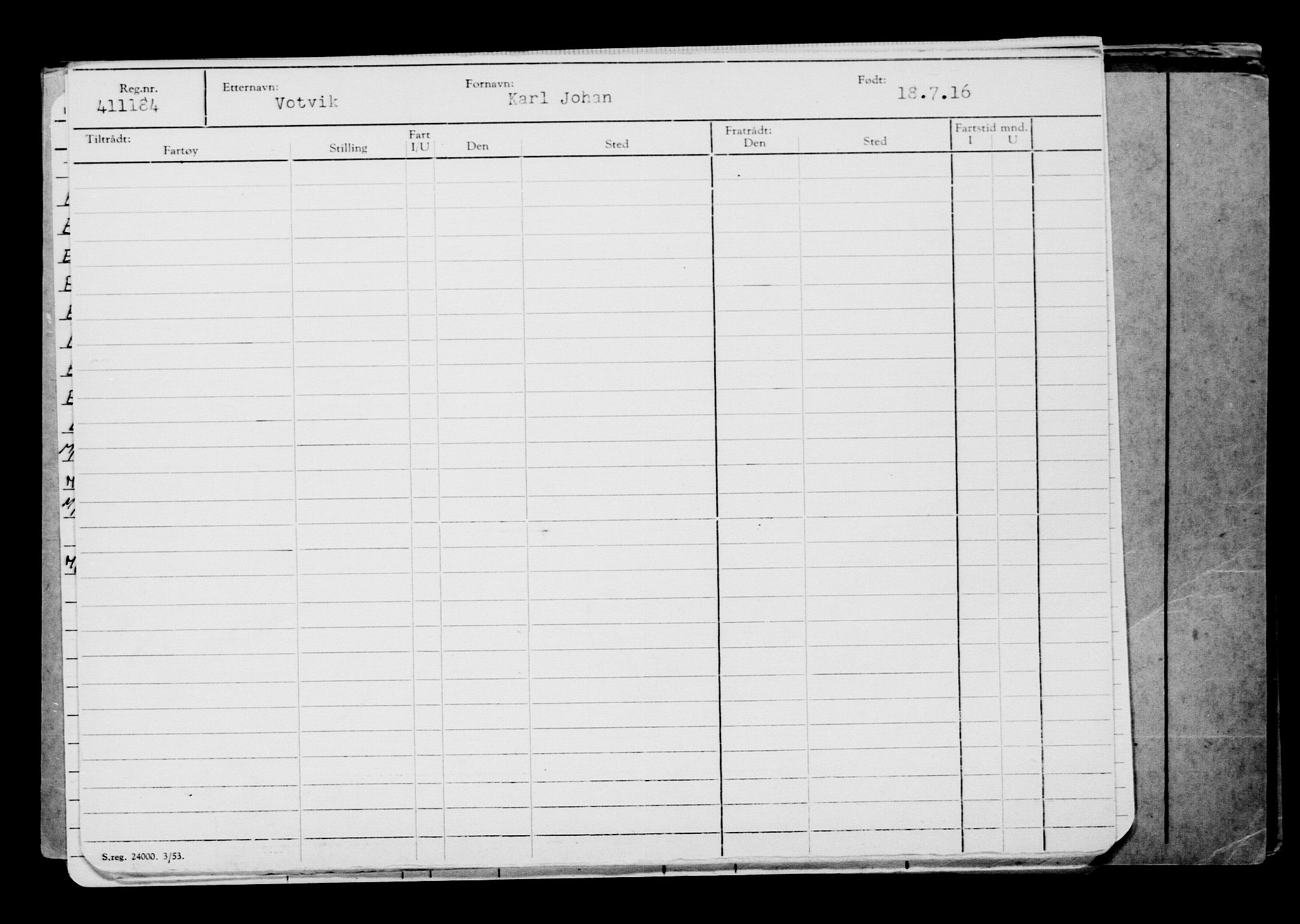 Direktoratet for sjømenn, AV/RA-S-3545/G/Gb/L0141: Hovedkort, 1916, p. 79